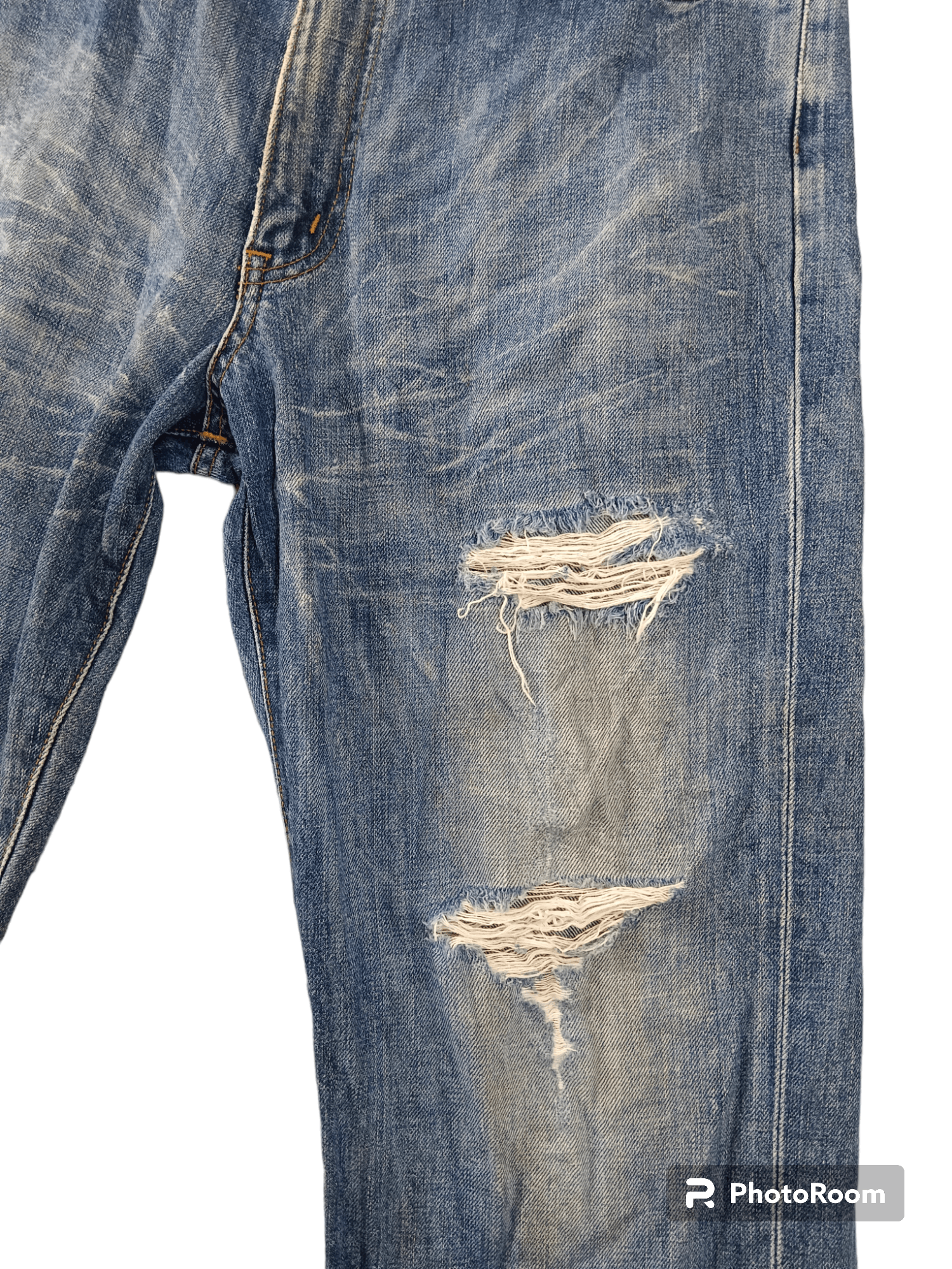 Edwin Sick!!❗Edwin 503Z Baggy Distressed Denim Size US 32 / EU 48 - 5 Thumbnail