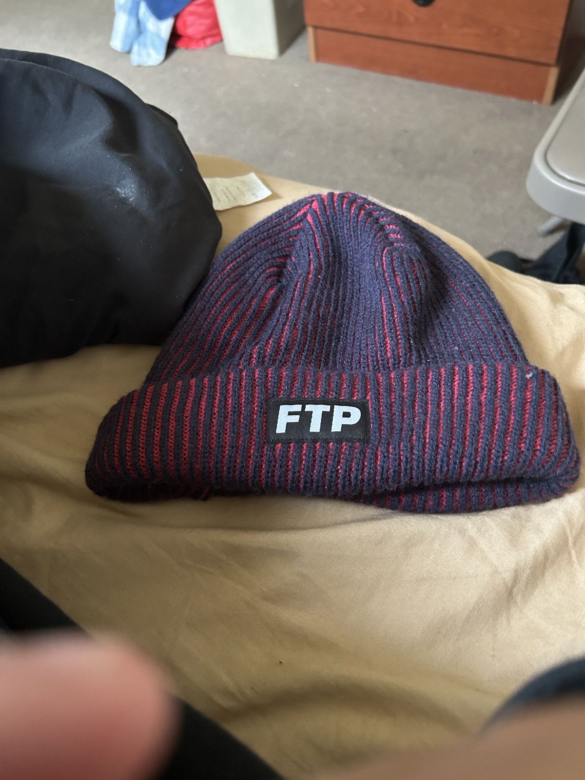 Other FTP RRED AND BLUE BEANIE Size ONE SIZE - 1 Thumbnail
