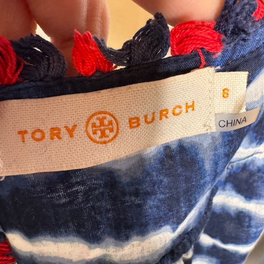 Tory Burch Tory Burch Tie Dye Tassel Tank Top Boho Festival Size 6 Size M / US 6-8 / IT 42-44 - 4 Thumbnail