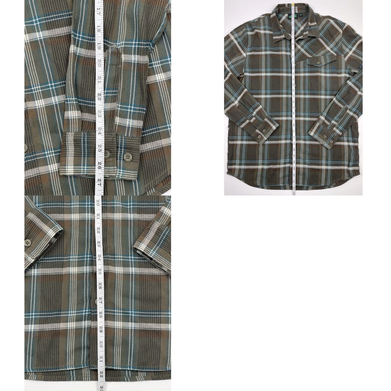 Vans VANS Shirt Men L Multicolor Plaid Flannel Cotton Button-Up Classic Outdoor Mens Size US L / EU 52-54 / 3 - 8 Thumbnail