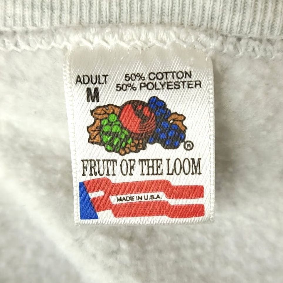 Fruit Of The Loom VINTAGE Bowling Sweatshirt Mens Size Medium Gray Cotton Blend Fruit of the Loom 90s Y2K Bowler Big Brothers Sisters Made In USA Size US M / EU 48-50 / 2 - 7 Thumbnail