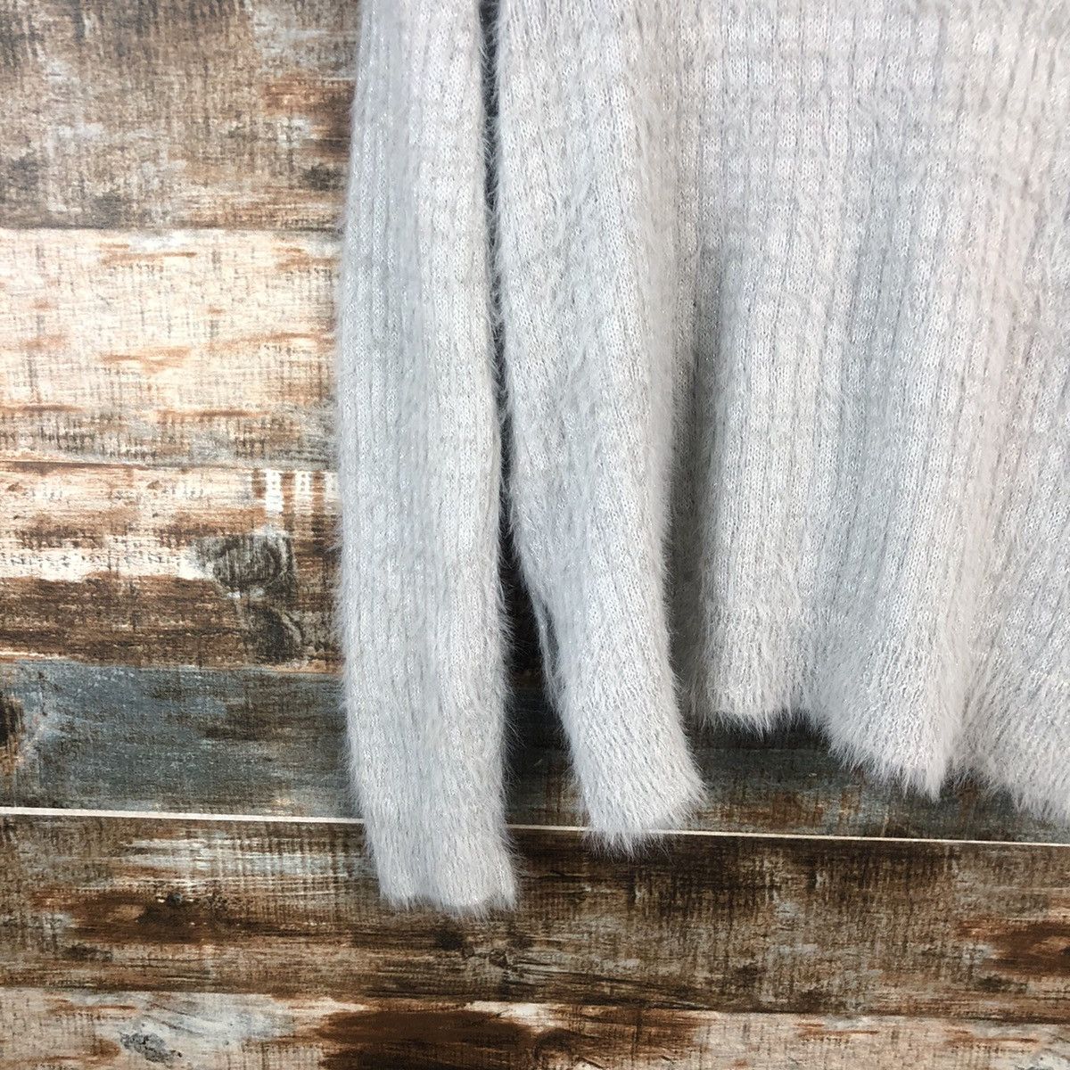 DL Ozoc Grey Mohair Knitwear #C369