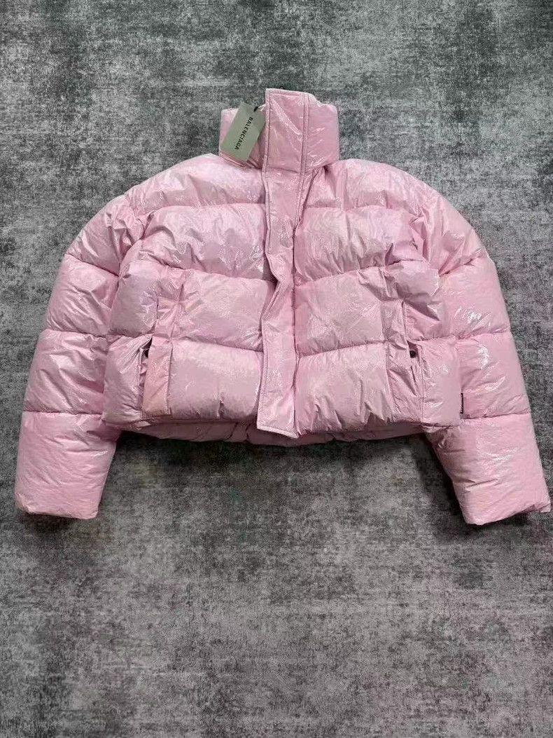 Balenciaga Balenciaga size 34 Pink Glossy Down Jacket Size M / US 6-8 / IT 42-44 - 1 Thumbnail