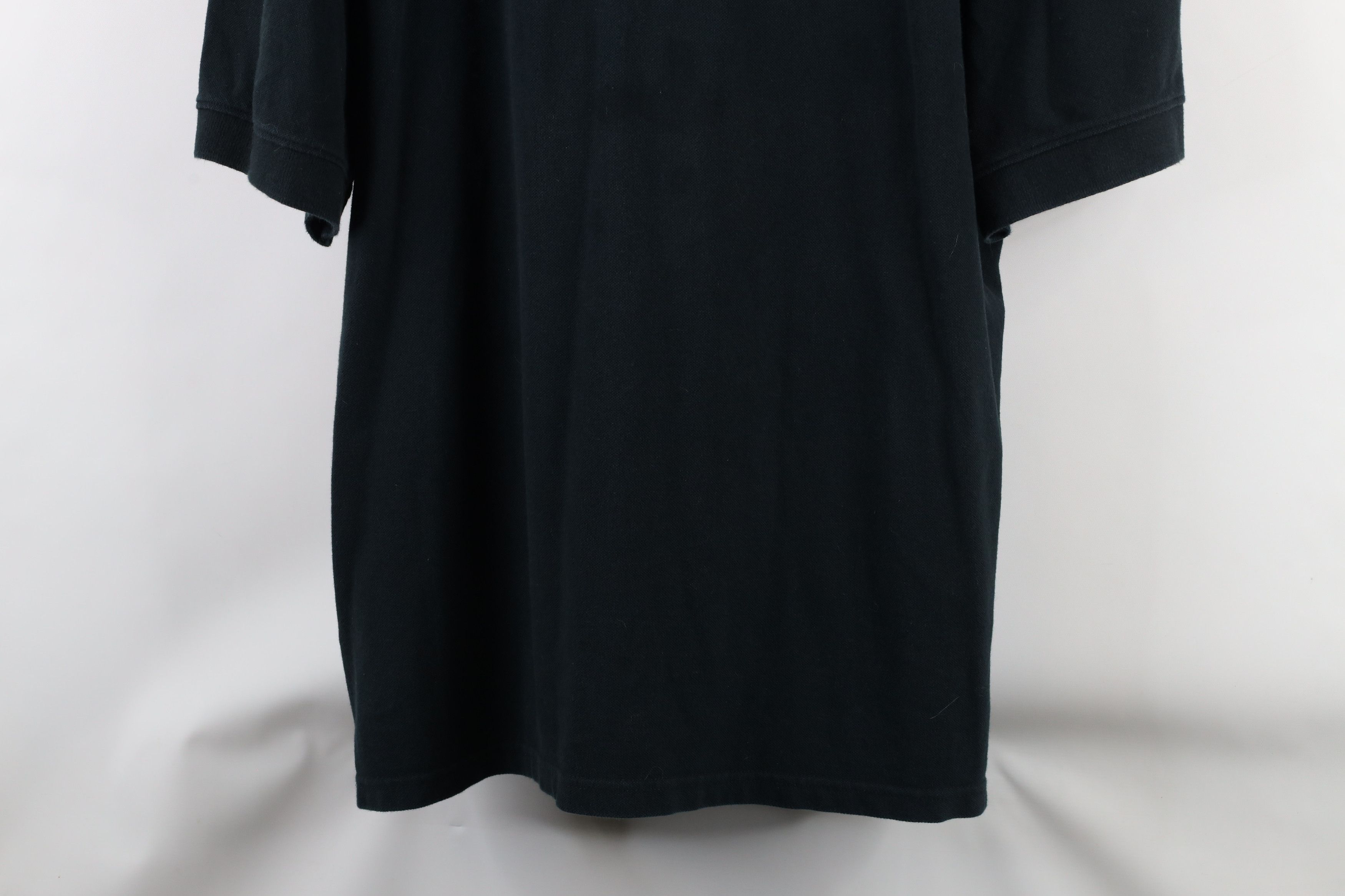 Vintage Vintage 90s Streetwear Heavyweight Golf Polo Shirt Black Size US XXL / EU 58 / 5 - 3 Thumbnail