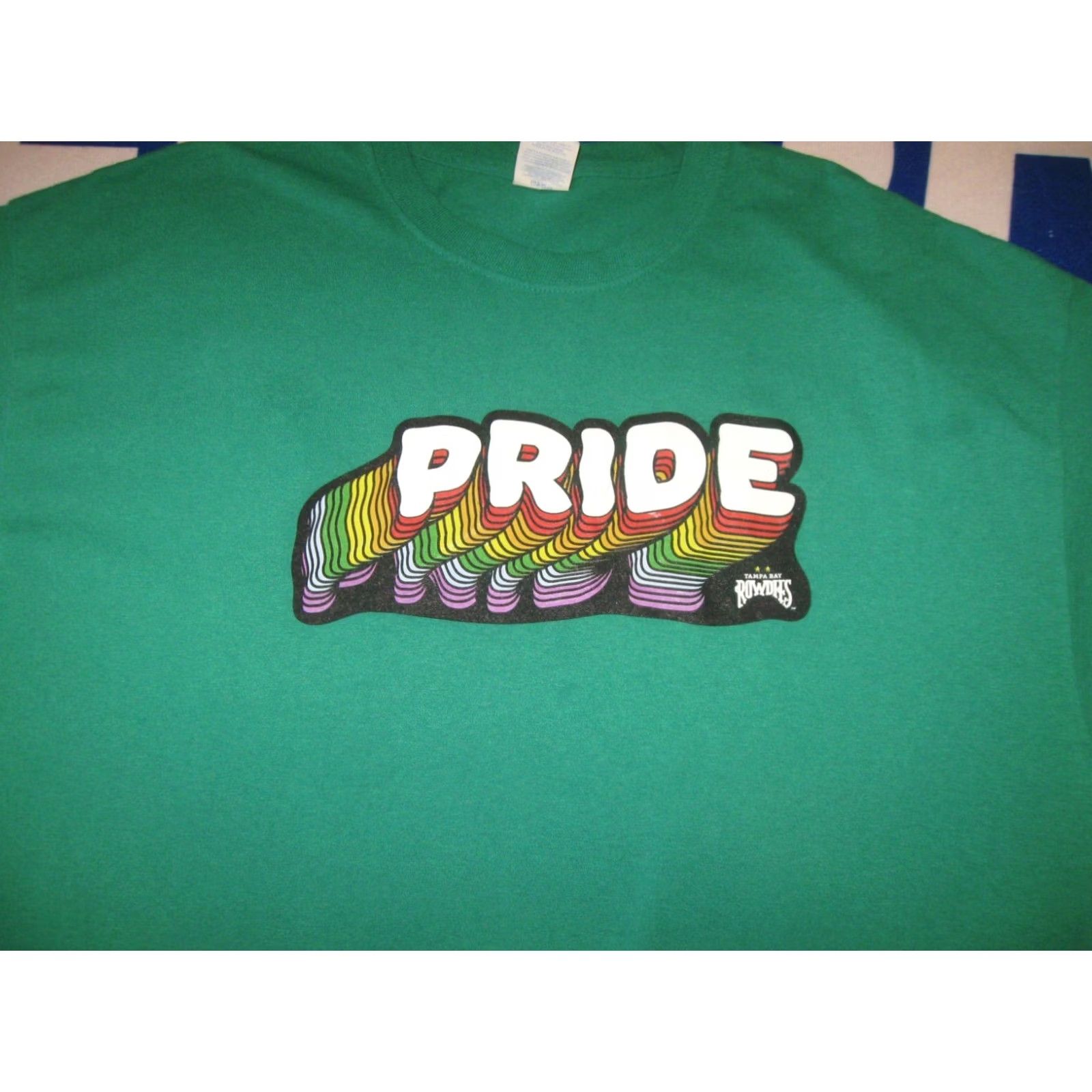 Port & Company TAMPA BAY Rowdies PRIDE Shirt Men 2XL Green logo Graphic Print Port & Company 2XL Adult Mens Size US XXL / EU 58 / 5 - 3 Thumbnail