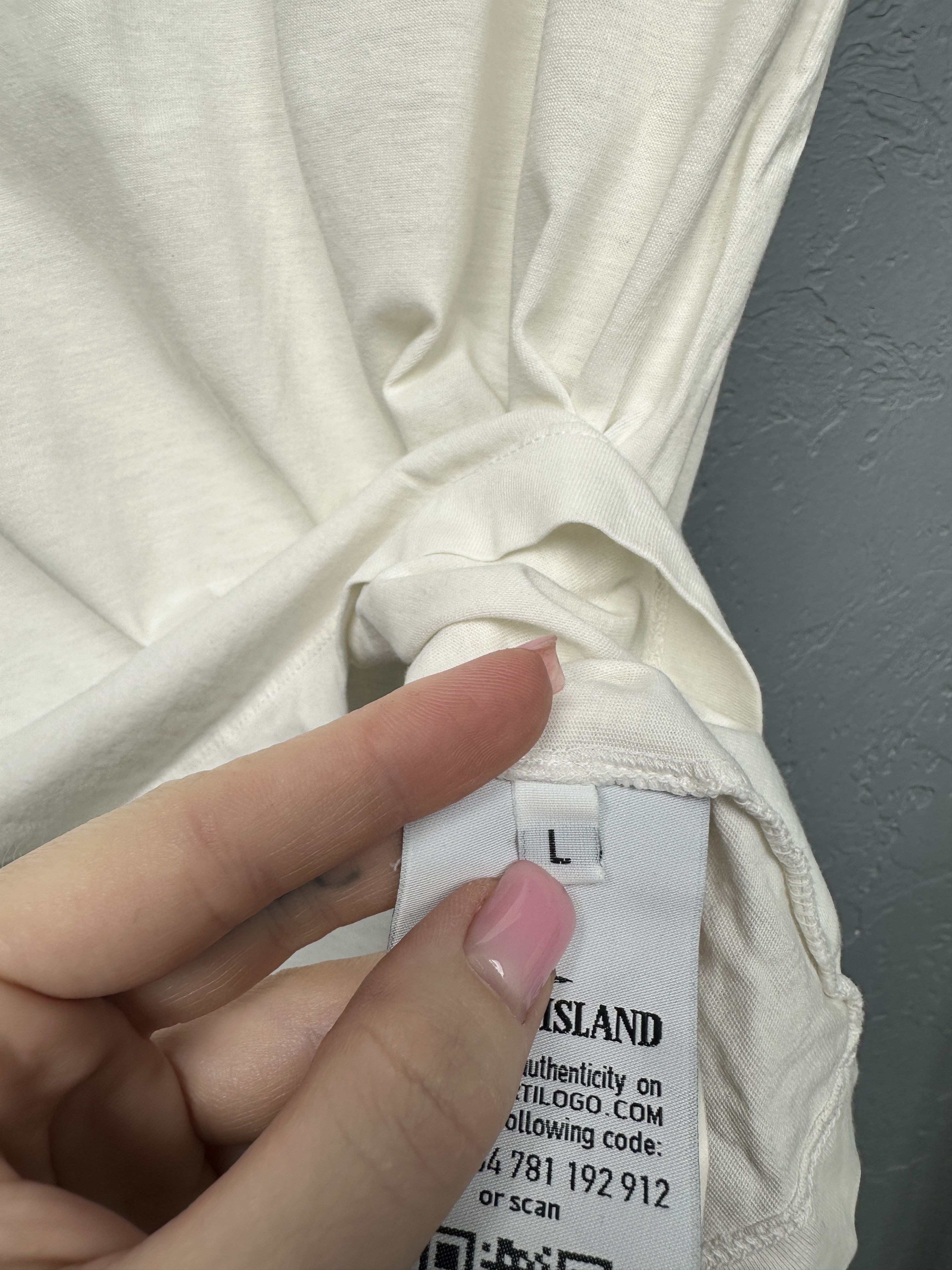 Stone Island Stone Island Mens Big Logo T-Shirt Size US L / EU 52-54 / 3 - 10 Thumbnail