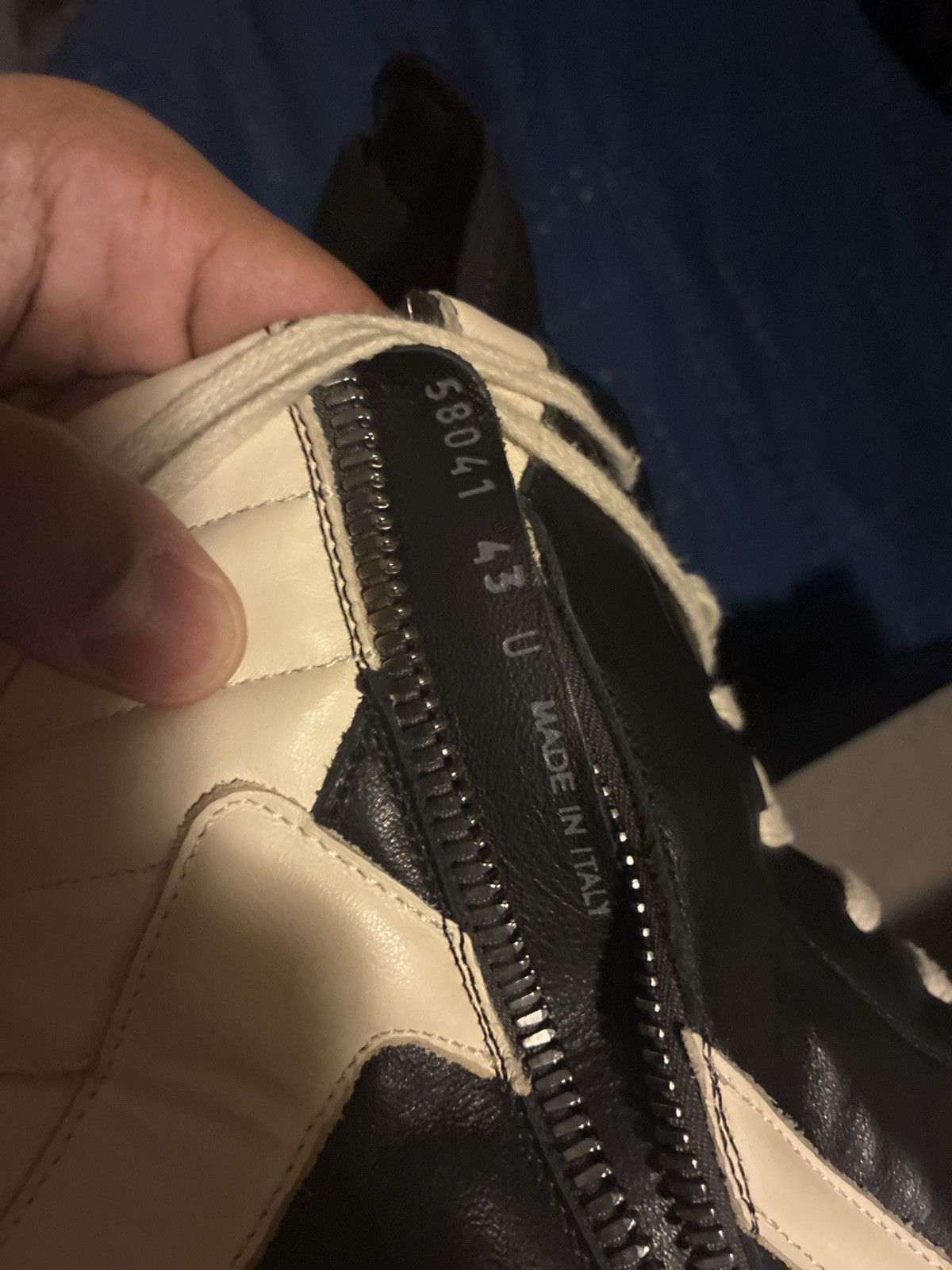 Rick Owens Rick Owens FW24 Leather Geobaskets Size US 10 / EU 43 - 2 Thumbnail