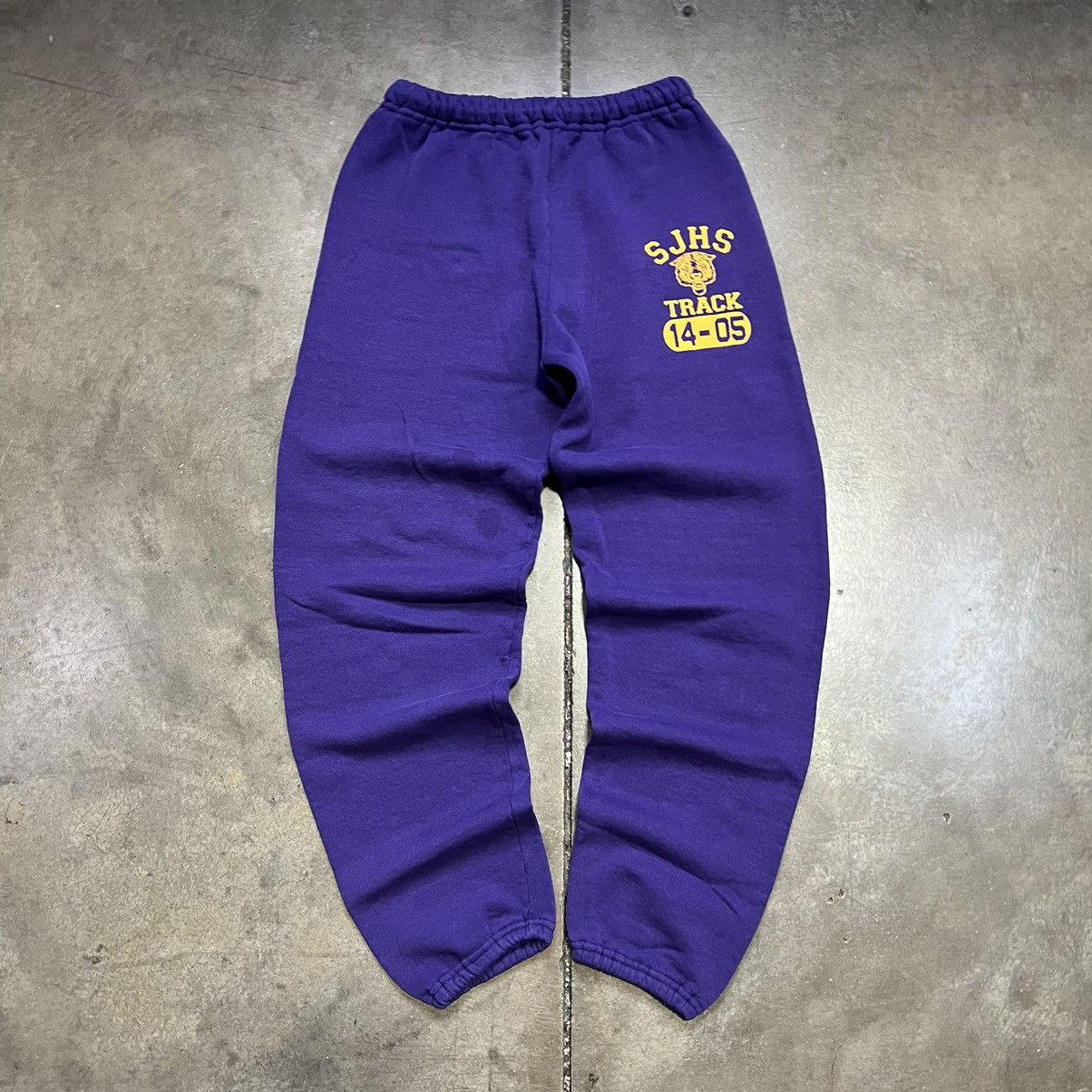 Russell Athletic × Vintage Vintage Y2K Russell Athletic Track Cotton Sweatpants Jogger Size US 28 / EU 44 - 1 Thumbnail