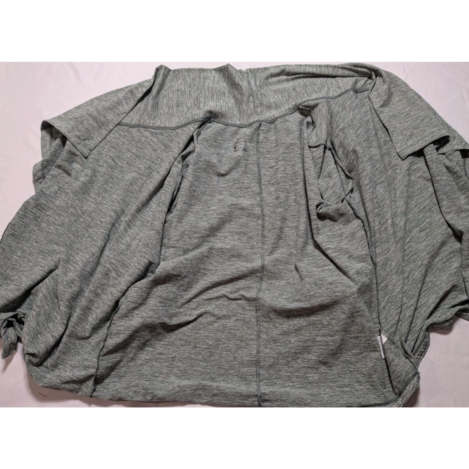Nike Nike Dri-Fit Yoga Collection Cardigan Open Front Green Marl Women XL CD3210 Size XL / US 12-14 / IT 48-50 - 6 Thumbnail
