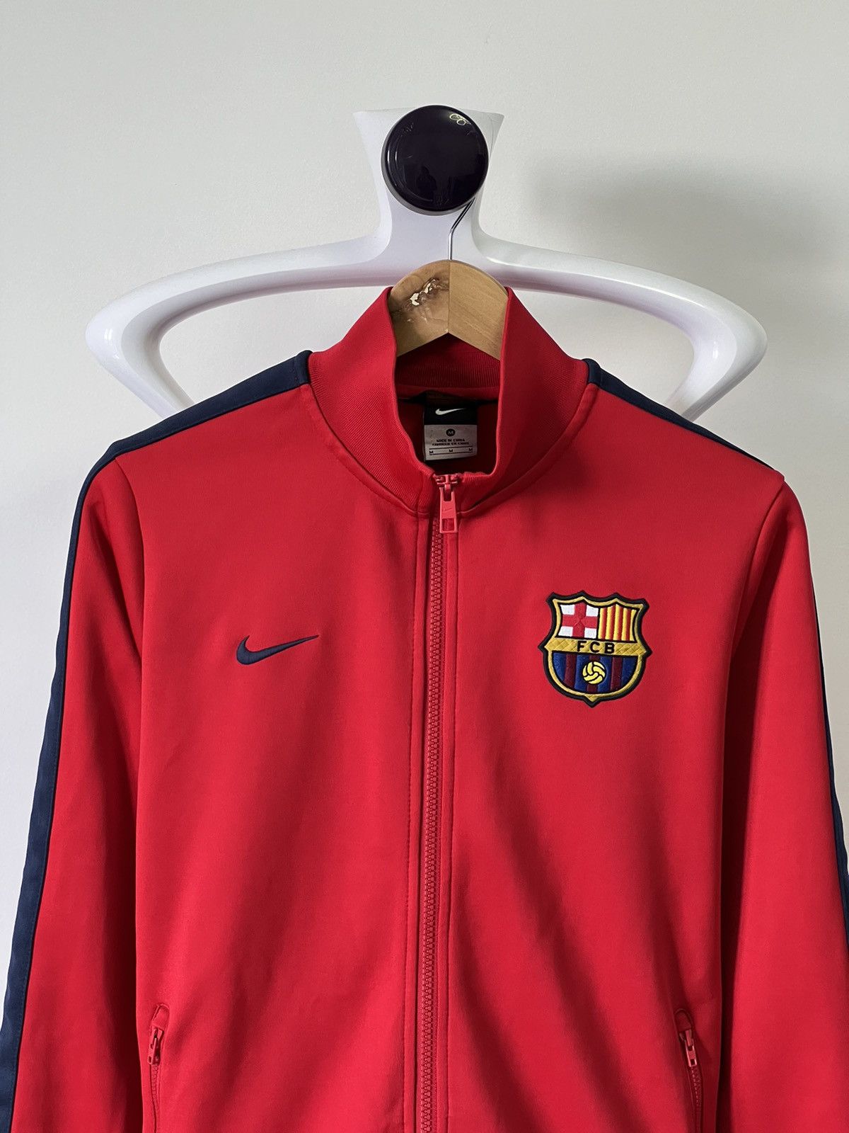 Nike Nike Barcelona 2013/14 Soccer Jacket Size US M / EU 48-50 / 2 - 2 Thumbnail