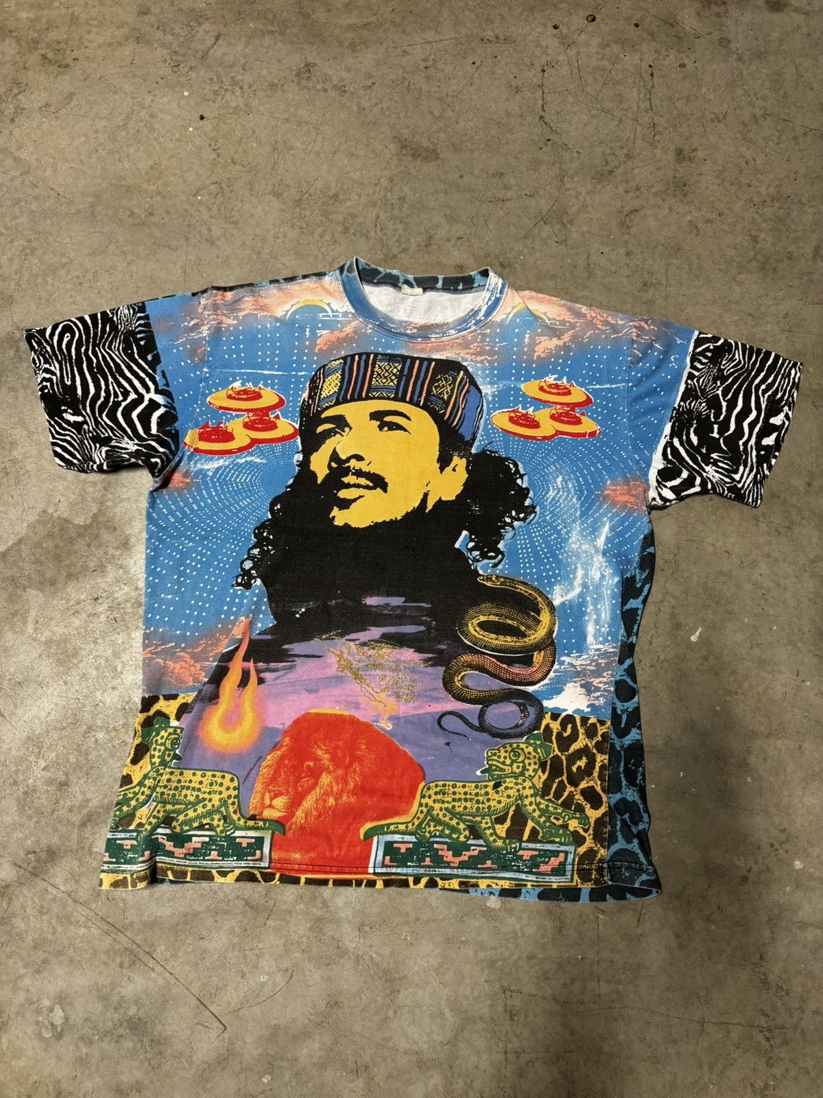 Image of Vintage Heaven Smiles “Santana” Tee, Men's (Size XL)