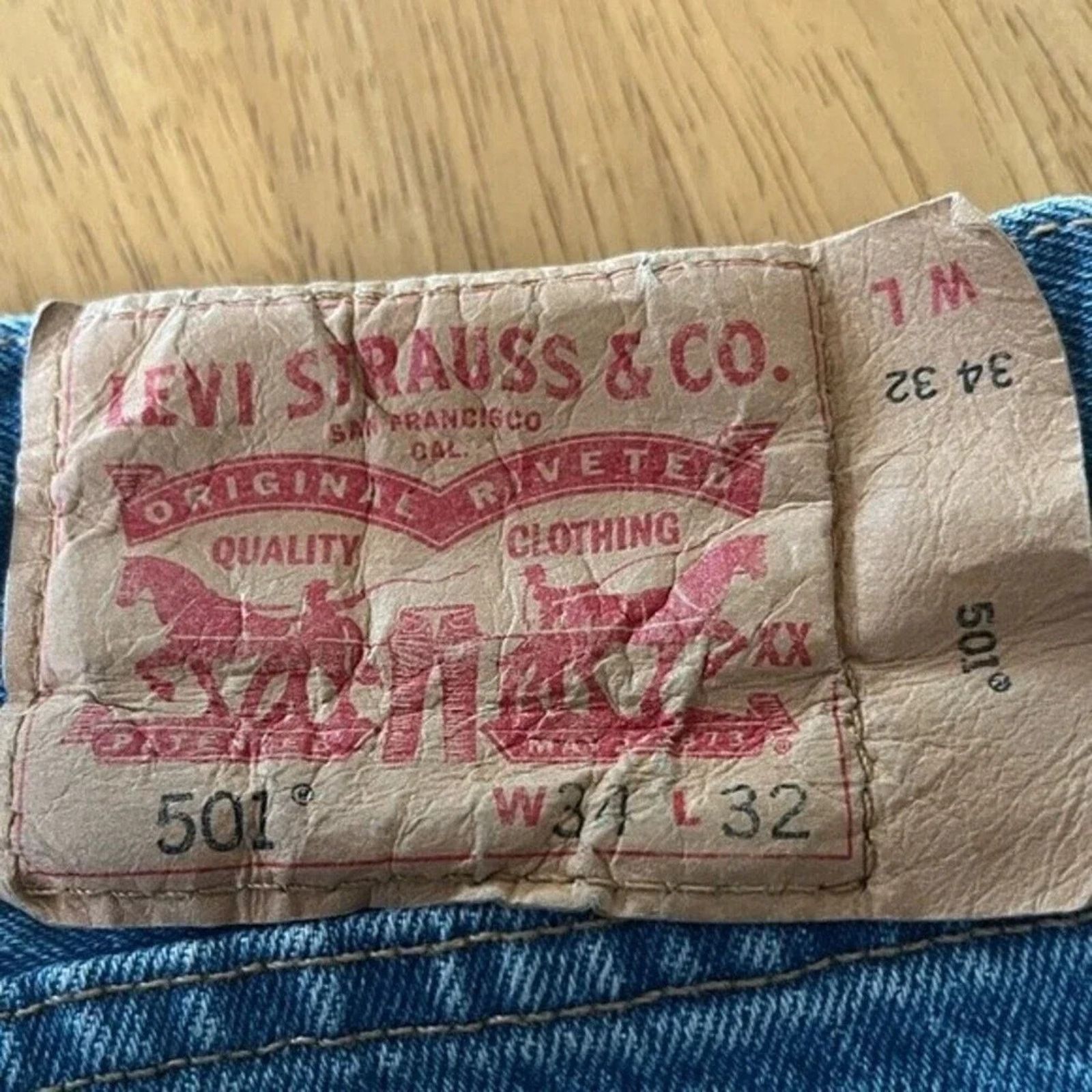 Levi's Levi’s 501 jeans, size 34/32 Size US 34 / EU 50 - 4 Thumbnail