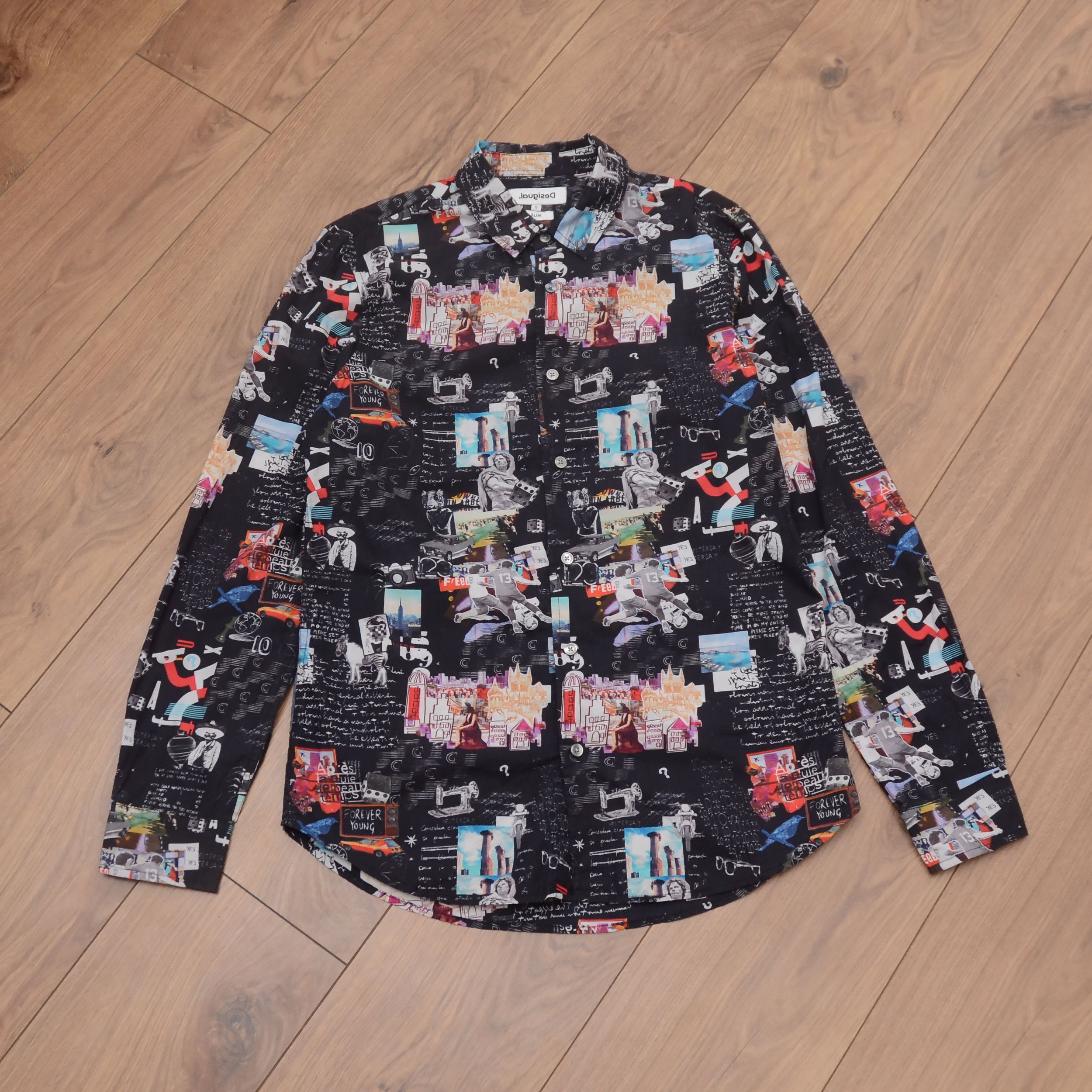 Desigual Desigual Shirt S Slim Abstract Multicolor Forever Young Y2K Size US S / EU 44-46 / 1 - 6 Thumbnail