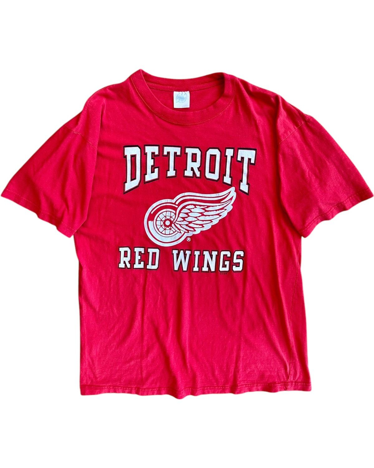 NHL × Vintage 1990s Detroit Red Wings Tee Size US XL / EU 56 / 4 - 2 Thumbnail