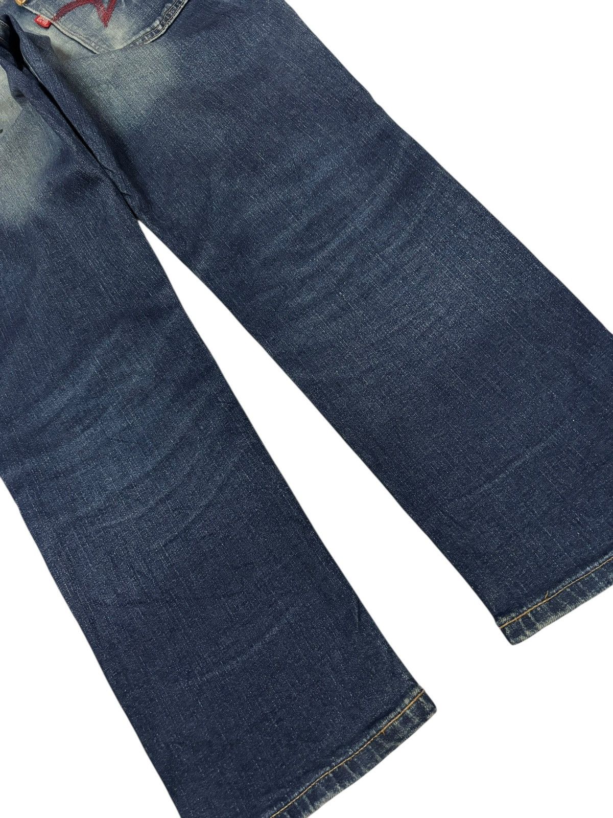 Edwin Vtg Edwin Blue Trip Japan Distressed Jeans Size US 30 / EU 46 - 7 Thumbnail