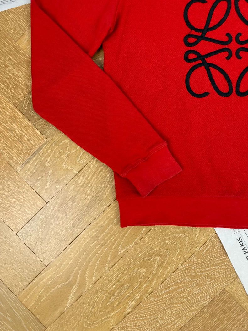 Loewe Loewe Logo embroidered classic hoodie Size M / US 6-8 / IT 42-44 - 4 Thumbnail