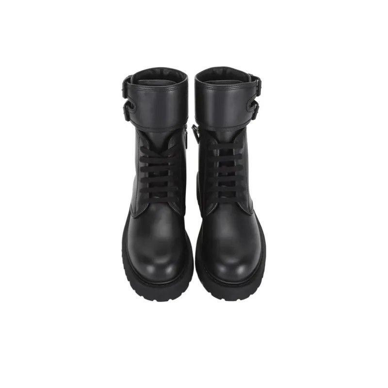 Valentino o1y0525 Leather Ankle Boots in Black Size US 8 / EU 41 - 5 Thumbnail