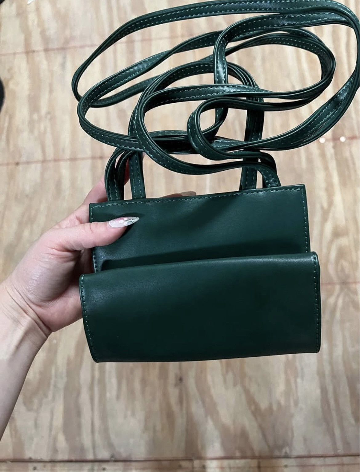Telfar Telfar Small Shopper Olive Green Size ONE SIZE - 4 Thumbnail