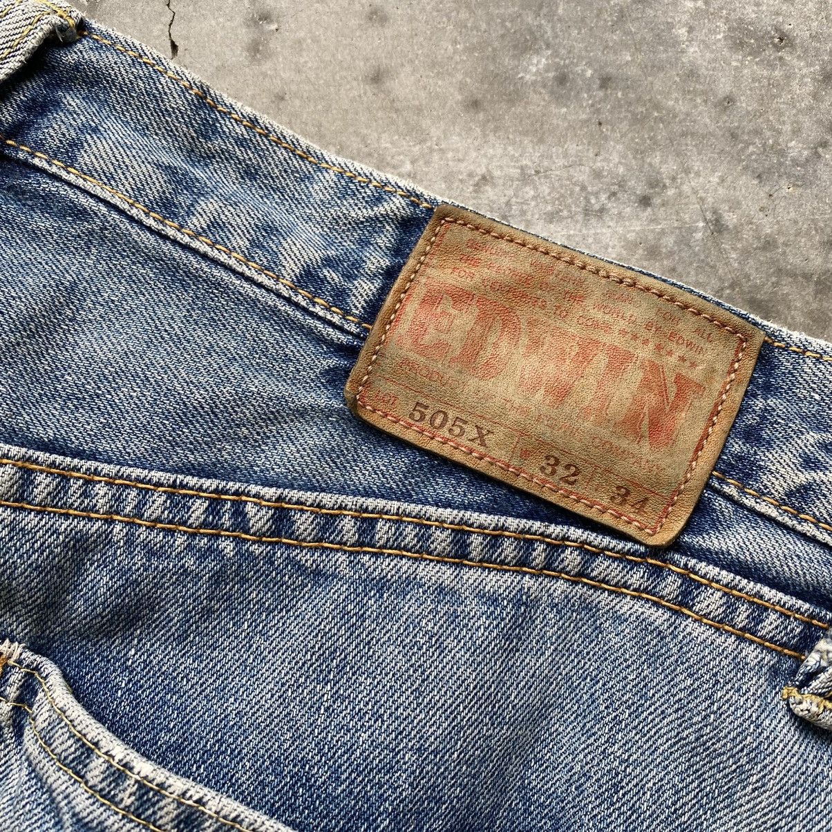 Vintage Vintage Y2K Edwin Selvedge Distressed w32 Size US 32 / EU 48 - 12 Thumbnail