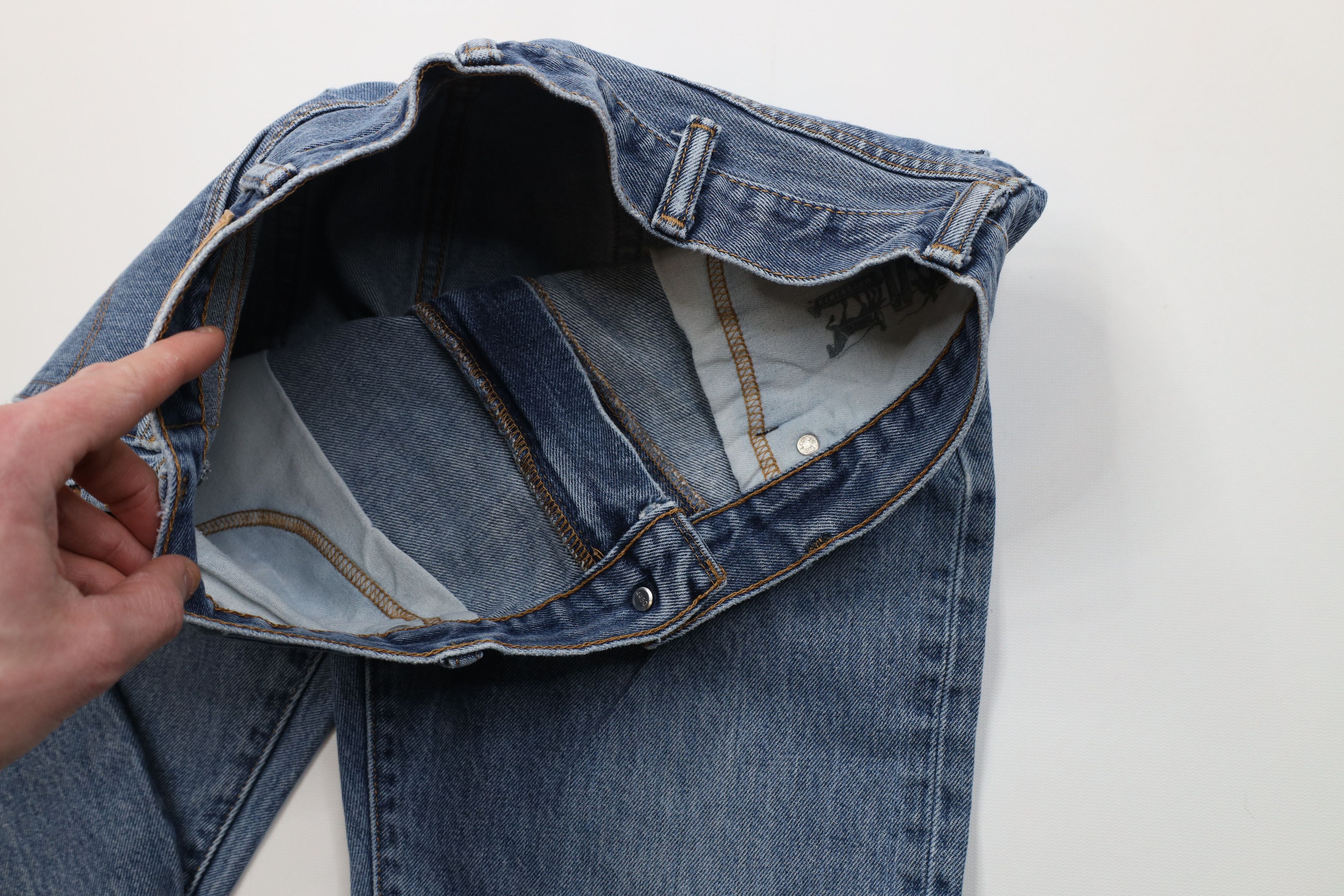 Levi's Vintage Y2K Levis 517 Western Bootcut Wide Leg Flared Jeans Size US 33 - 7 Thumbnail