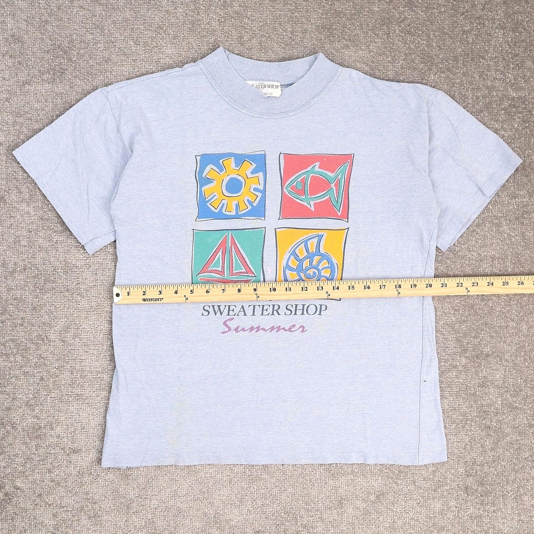 Nautica VINTAGE Nike 90s Nautical Beach Summer Large Blue Single Stitch Short Sleeve T-Shirt Mens Size US L / EU 52-54 / 3 - 4 Thumbnail