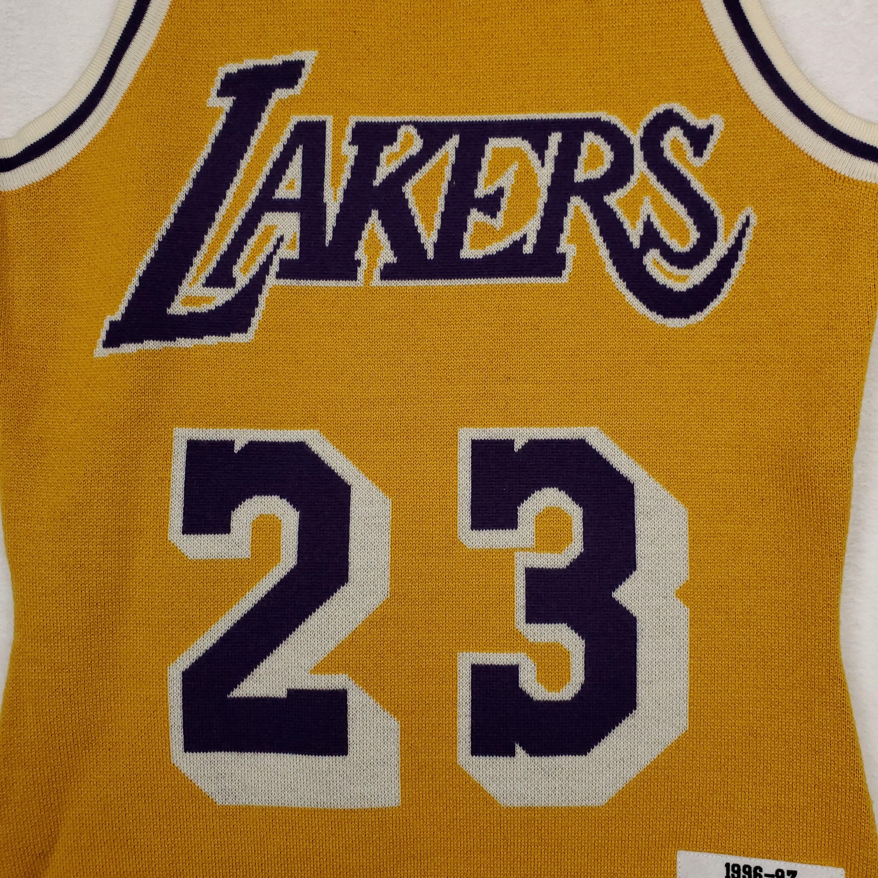 CLOT × Mitchell & Ness Cedric Ceballos LA Lakers Mitchell & Ness Knit Jersey XSmall Size US XS / EU 42 / 0 - 3 Thumbnail