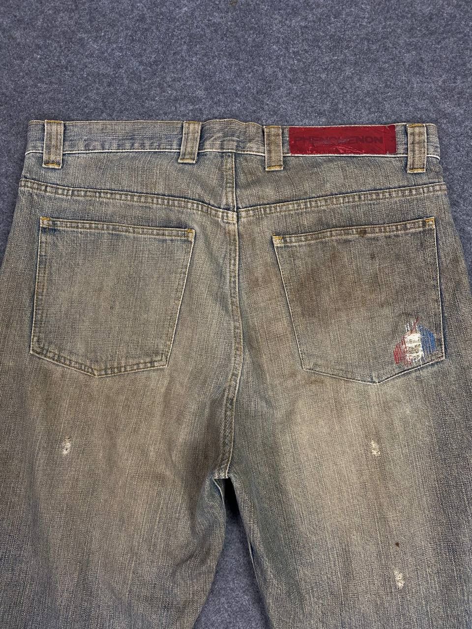 PHENOMENON phenomenon rusty distressed denim nice design Size US 38 / EU 54 - 3 Thumbnail