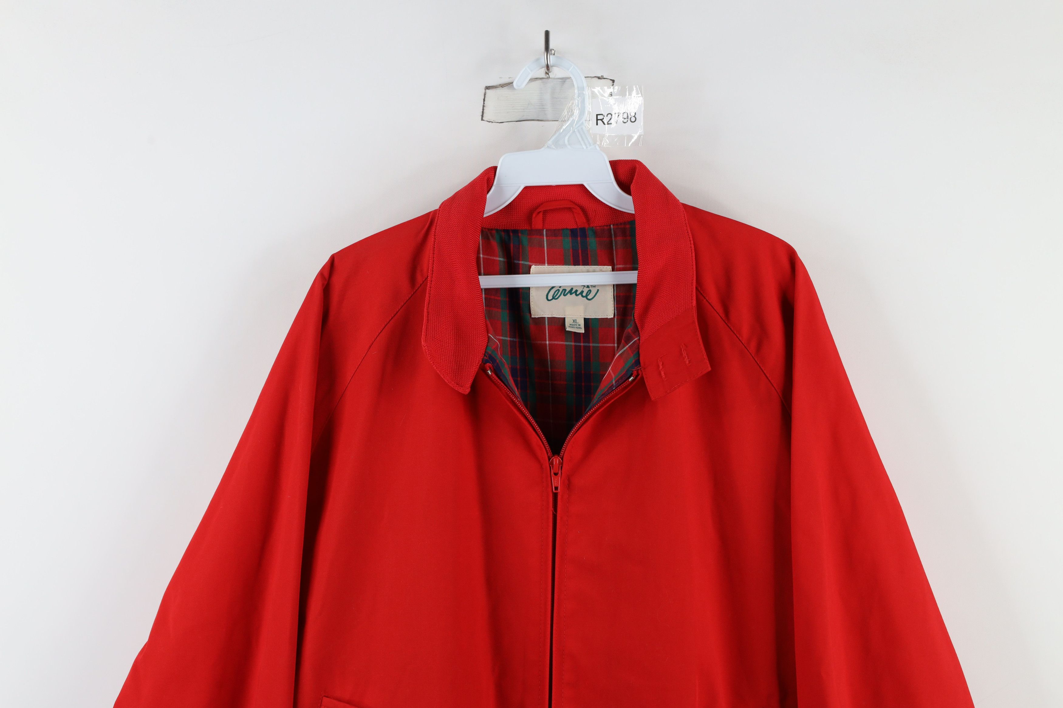 Vintage Deadstock Vintage 70s Streetwear Racer Bomber Jacket Red Size US XL / EU 56 / 4 - 2 Thumbnail