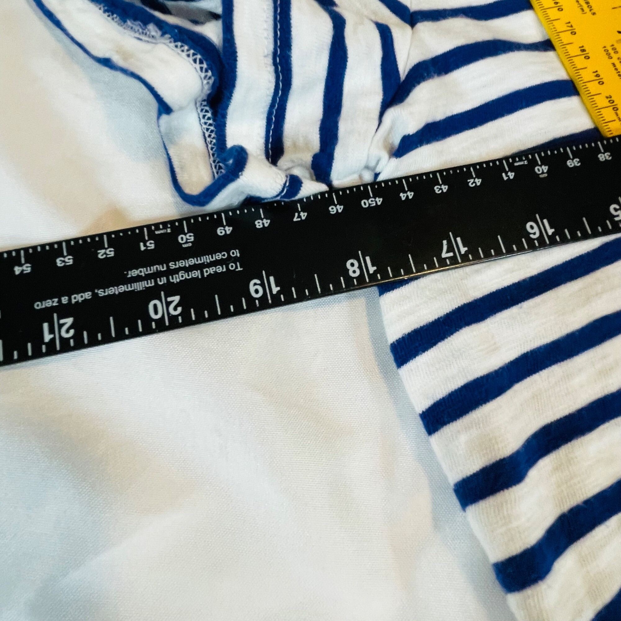 Other Striped Navy & White V-Neck T-Shirt Dress Women’s Small S By Size S / US 4 / IT 40 - 5 Thumbnail