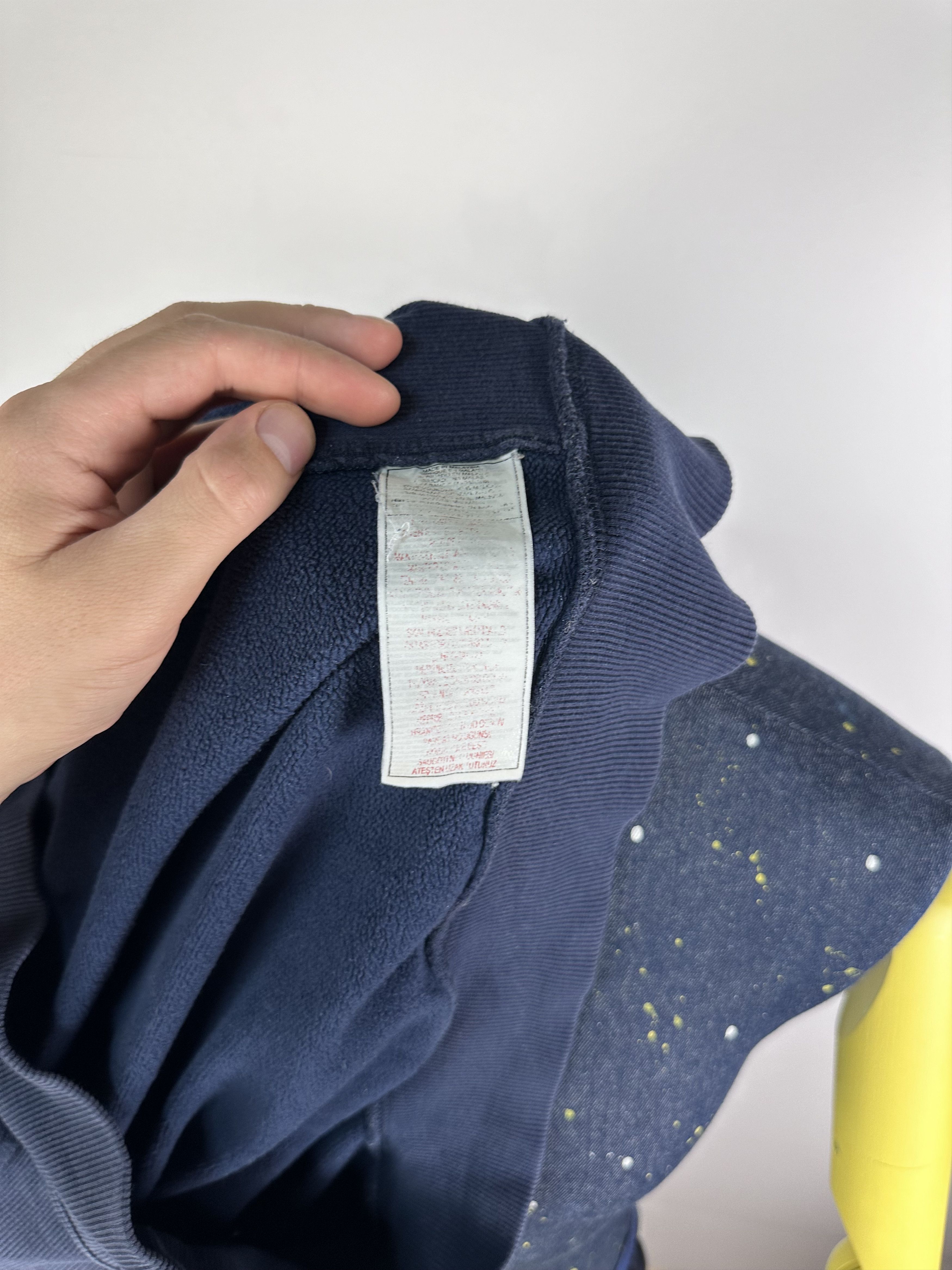 Nike × Vintage Vintage Nike Sweatshirt Grey Embroidered Spell Out Pullover Size US XL / EU 56 / 4 - 12 Thumbnail