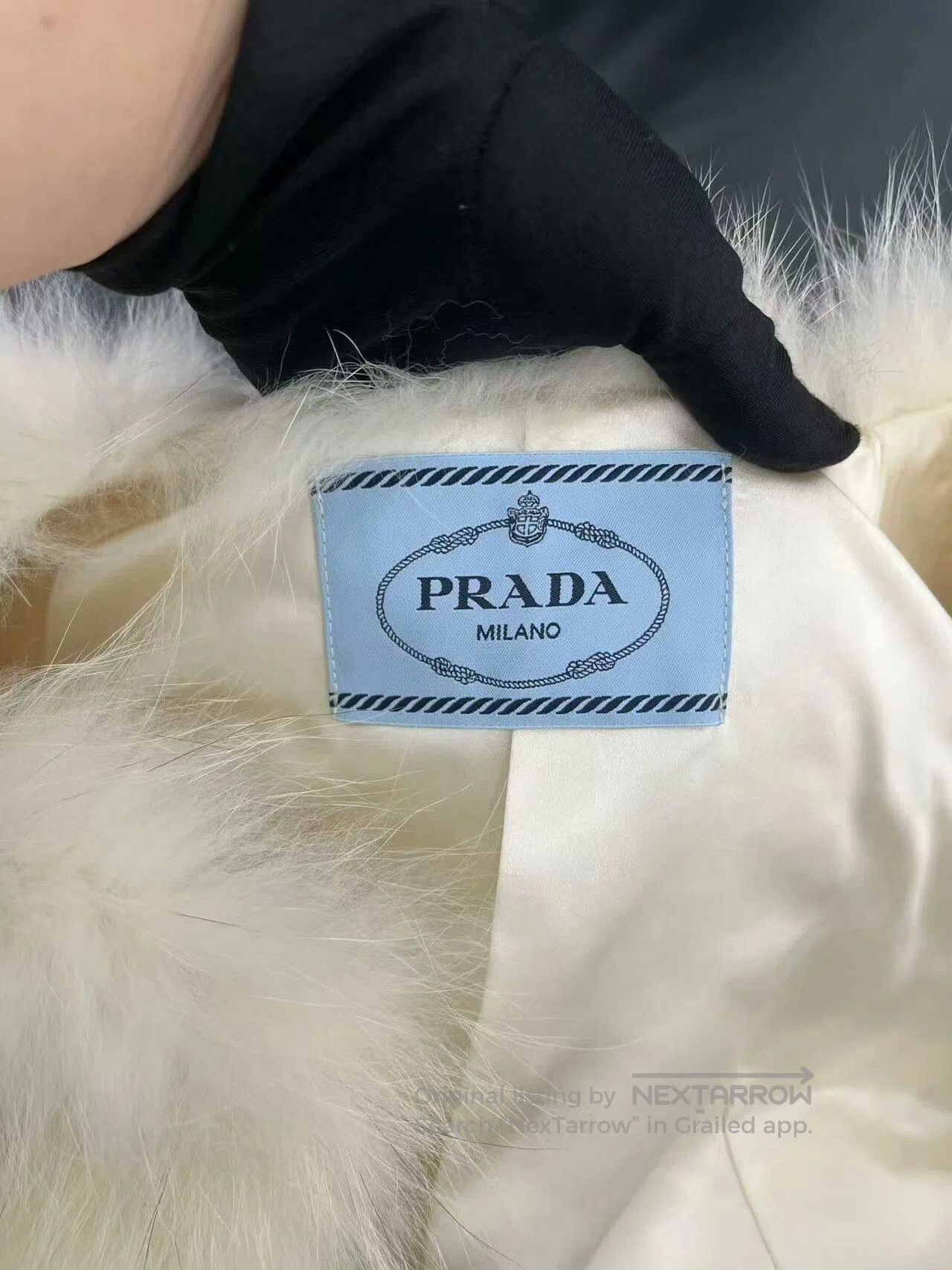 Prada Prada Blue Fox Fur Coat. Size S / US 4 / IT 40 - 3 Thumbnail
