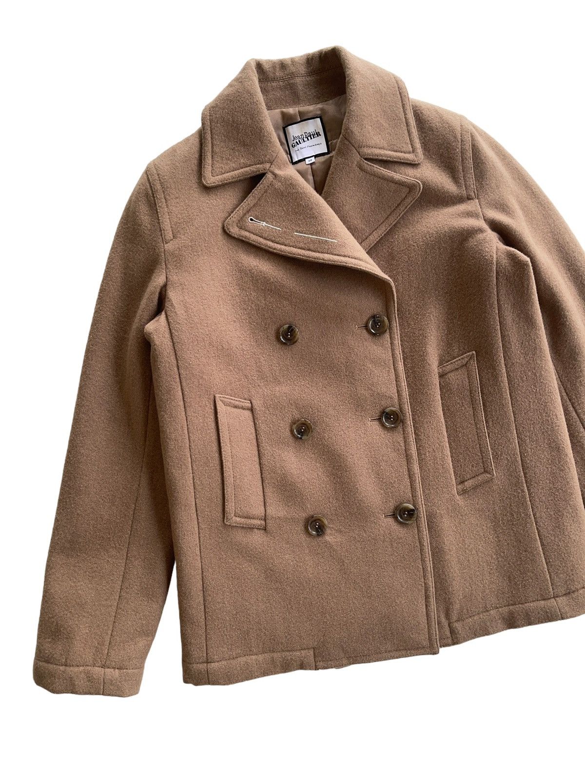 Jean Paul Gaultier Jean Paul Gaultier Wool Double Breasted Coat Size XS / US 0-2 / IT 36-38 - 5 Thumbnail