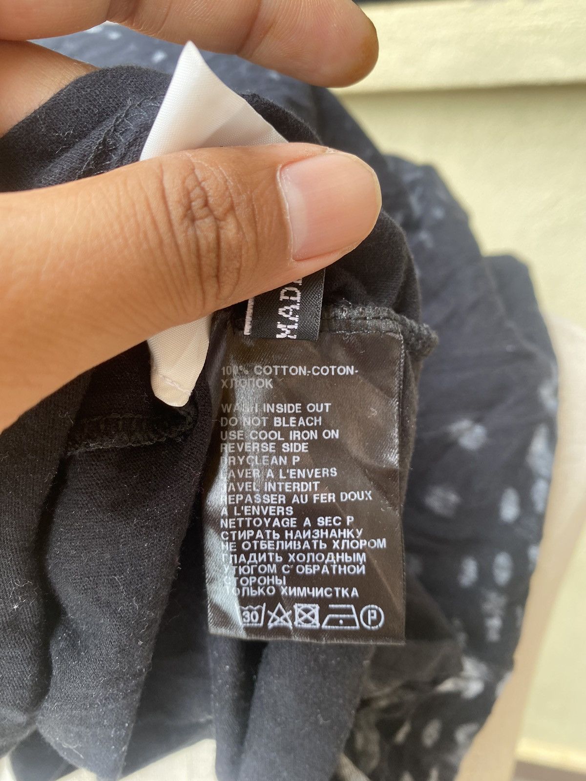 Ann Demeulemeester overprinted black low Size XXS / US 00 / IT 34 - 10 Thumbnail