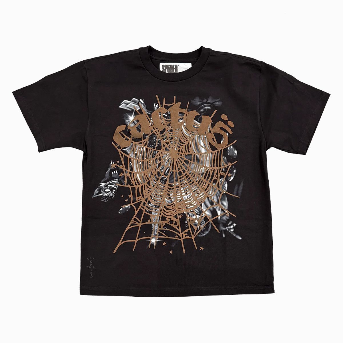 Sp5der × Travis Scott Cactus Jack X Sp5der Airbrush Tee Medium Size US M / EU 48-50 / 2 - 1 Thumbnail