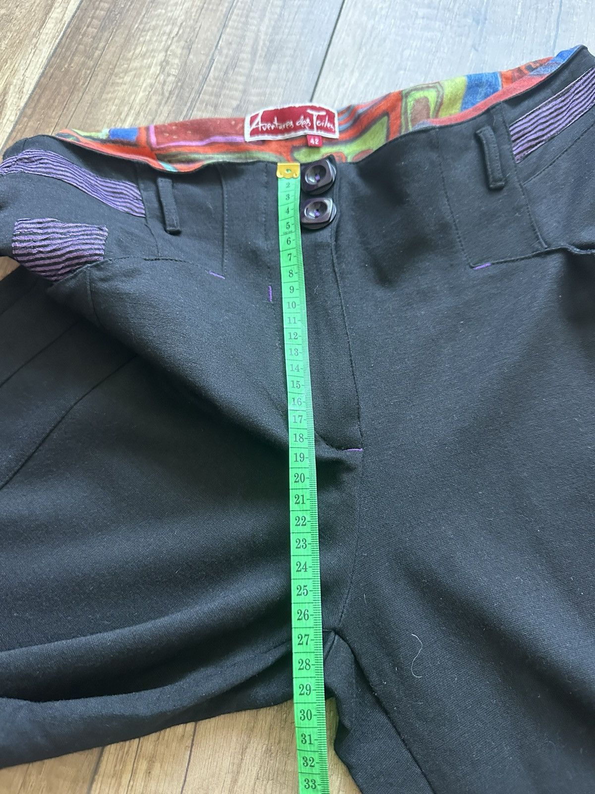 Designer Pants Aventures des Toiles size 42 black Size 30" / US 8 / IT 44 - 10 Thumbnail