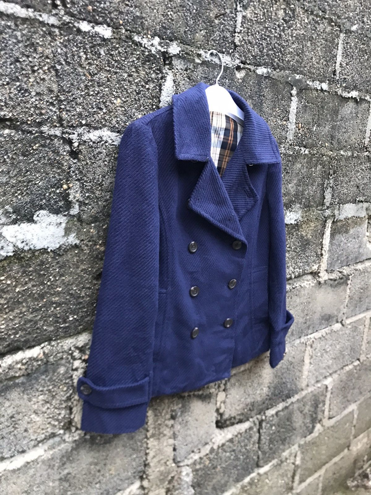 Japanese Brand × Vintage ⚡️Vintage Vis Double Breast Cropped Coat Size S / US 4 / IT 40 - 2 Thumbnail