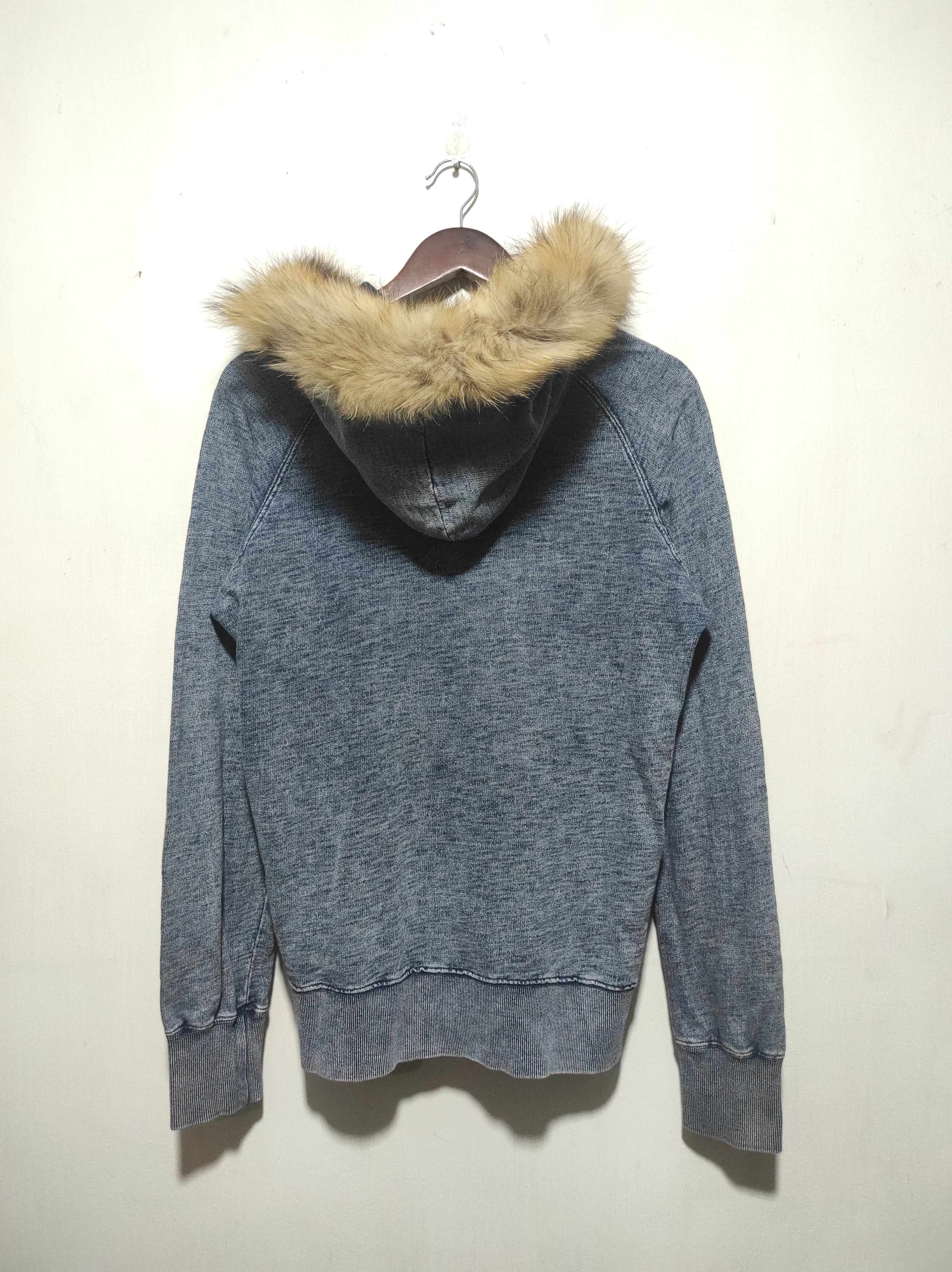 Hysteric Glamour R.Standy Wash Denim Zipper Fur Hoodie IfSixWasNine LGB style Size US M / EU 48-50 / 2 - 11 Thumbnail