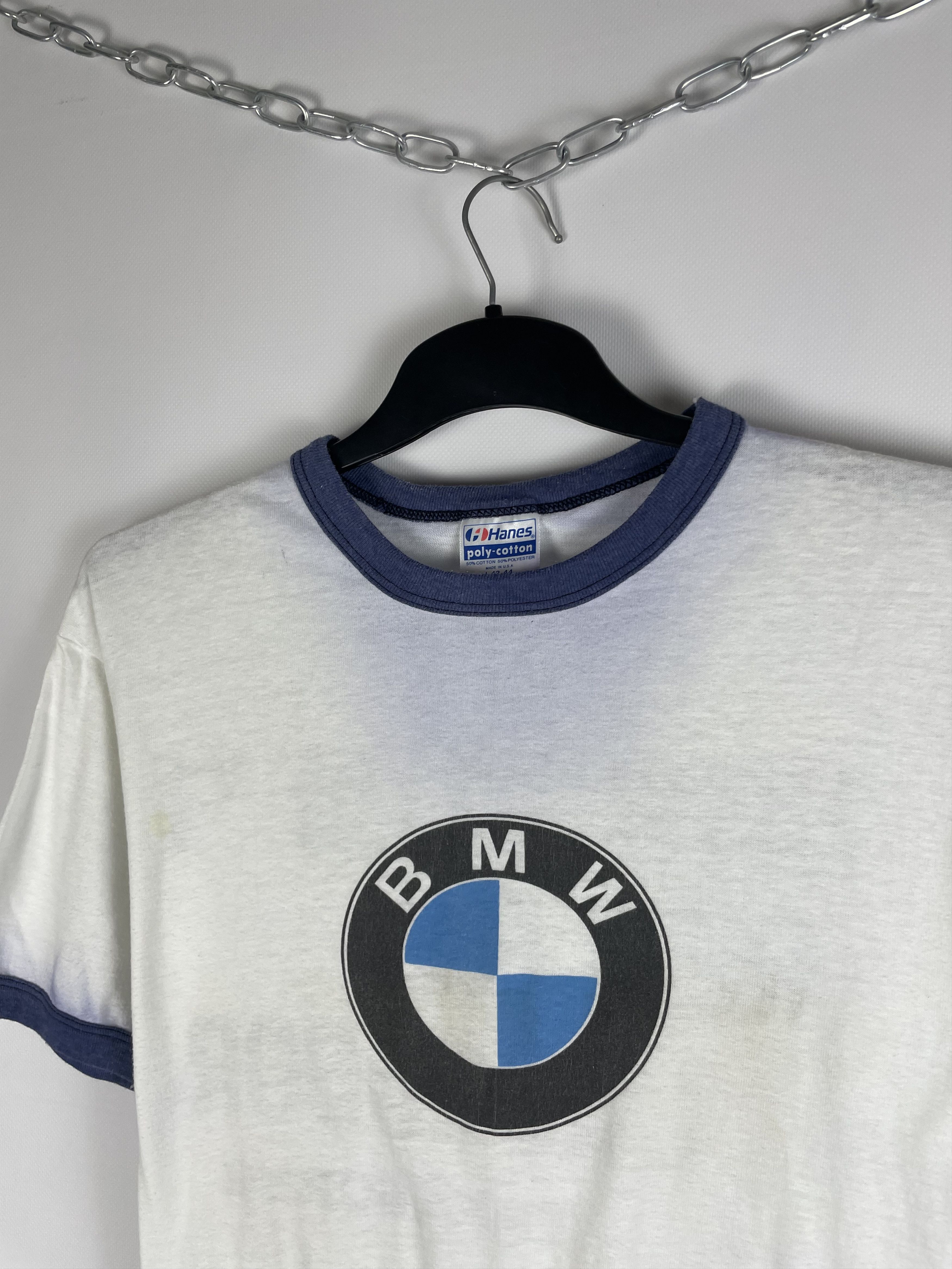 BMW Vintage 90s BMW T-shirt Tee Size US L / EU 52-54 / 3 - 3 Thumbnail