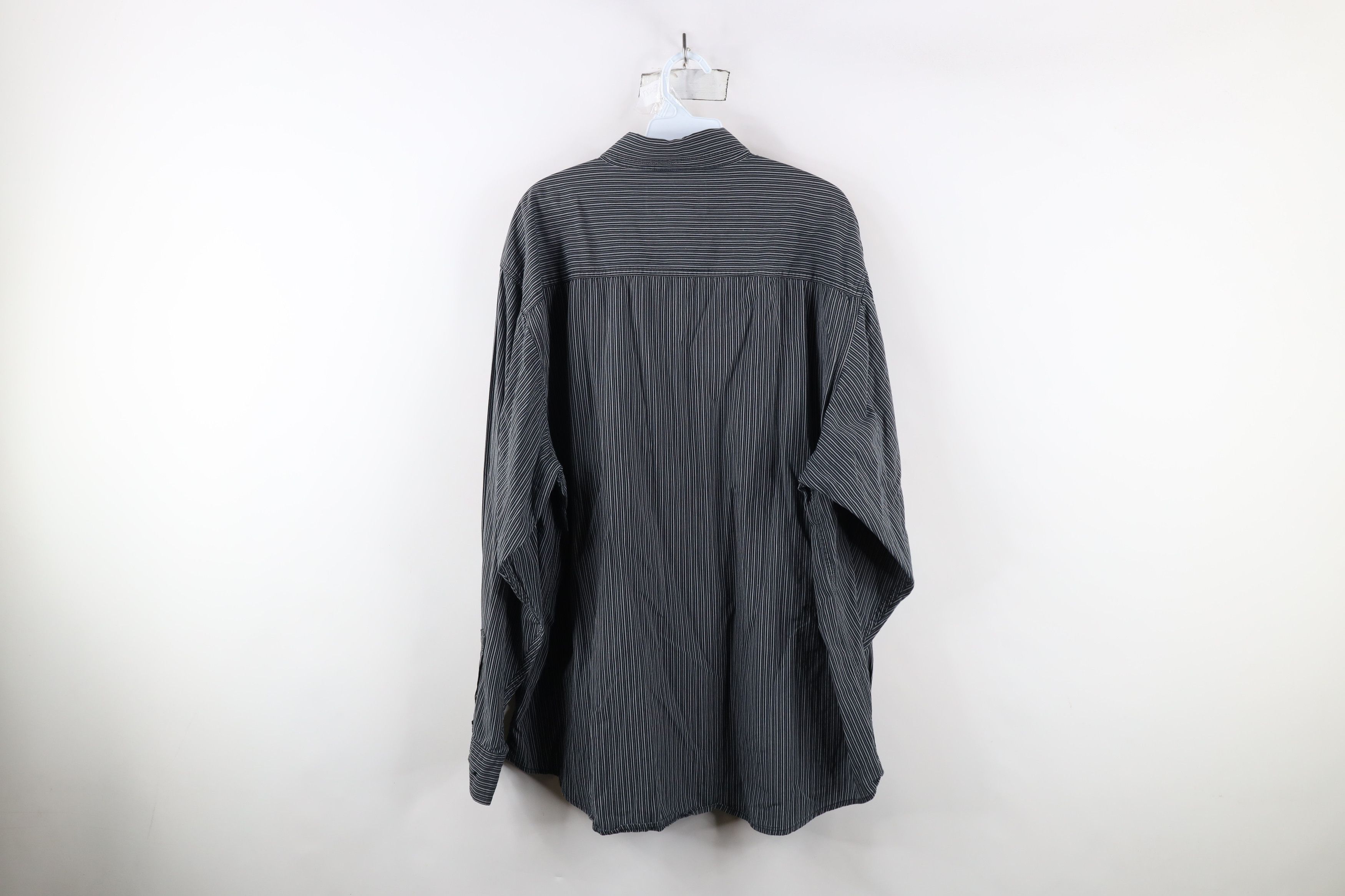Harley Davidson × Vintage Vintage Harley Davidson Striped Collared Button Down Shirt Size US XL / EU 56 / 4 - 11 Thumbnail