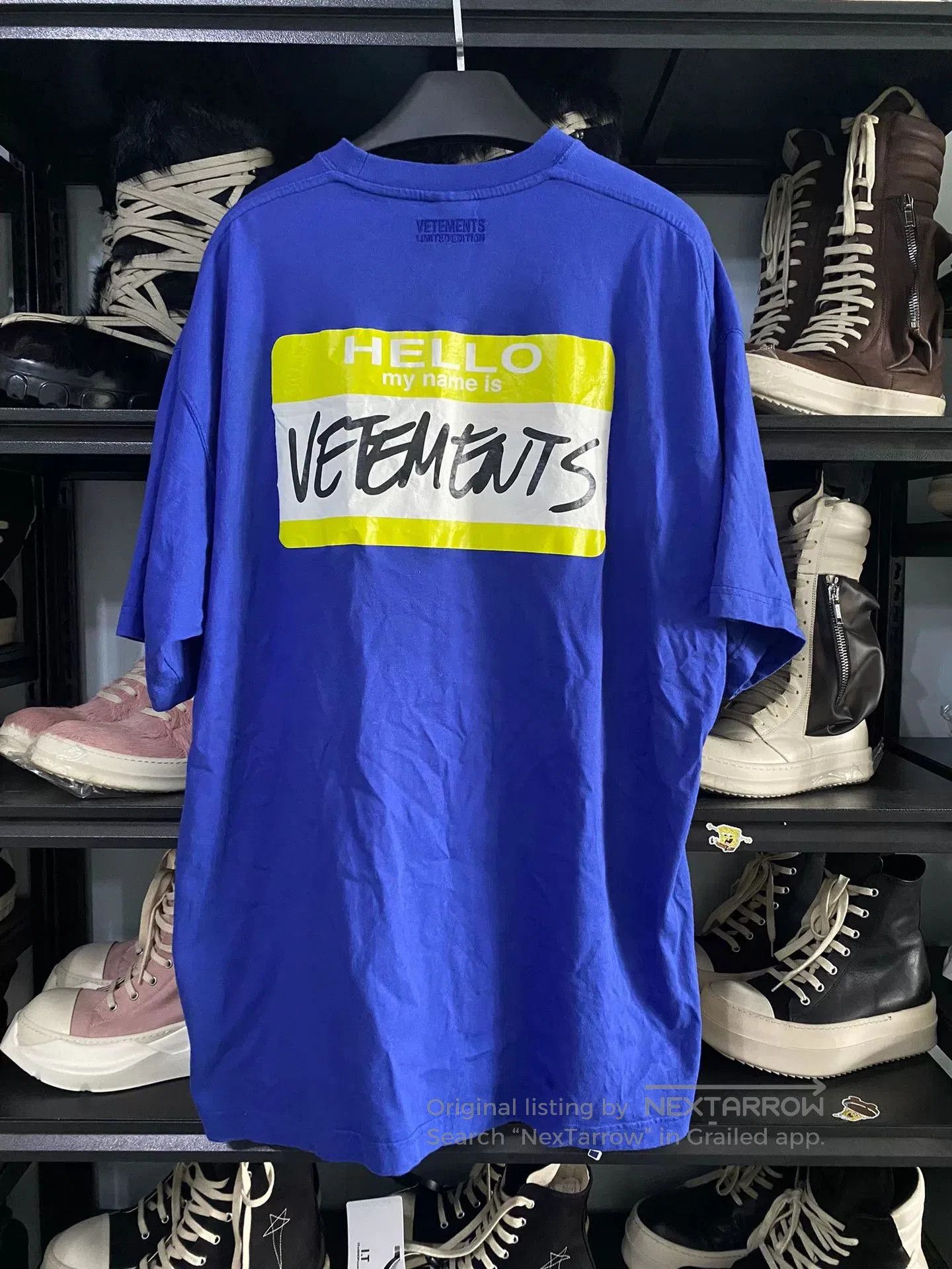 Vetements vetements signature short sleeve t. Size US XS / EU 42 / 0 - 2 Thumbnail