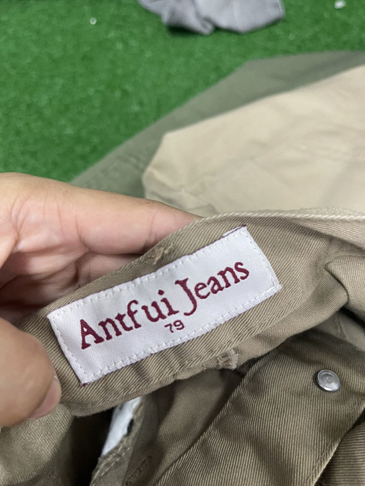 Vintage Antfui Jeans Double Waist Size US 30 / EU 46 - 20 Thumbnail