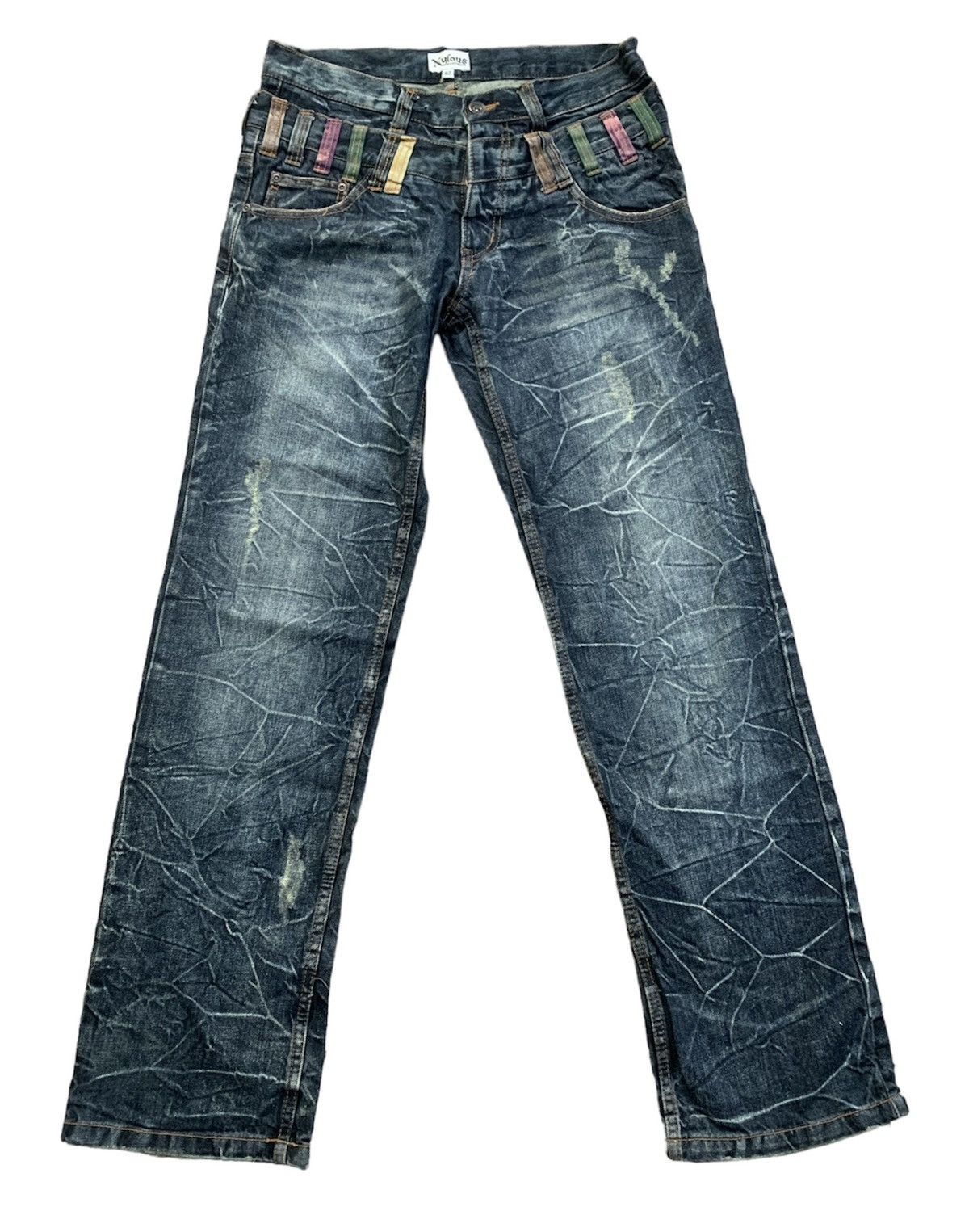 Japanese Brand Japanese Nylaus Doublewaist Jeans Size US 32 / EU 48 - 2 Thumbnail