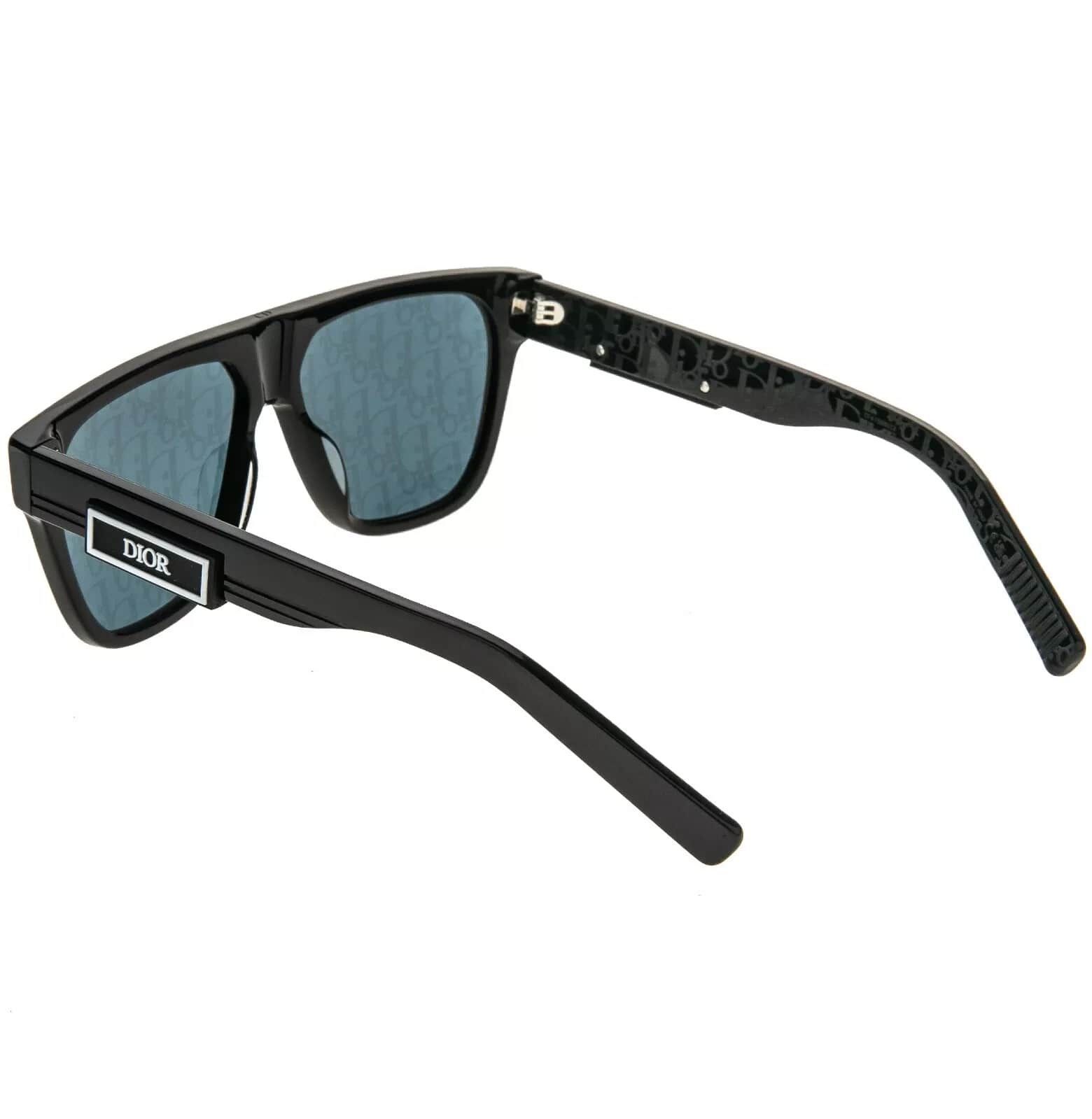 Christian Dior Monsieur CHRISTIAN DIOR Black Blue B23 S3I Sunglass DM40080I DiorB23 Size ONE SIZE - 4 Thumbnail