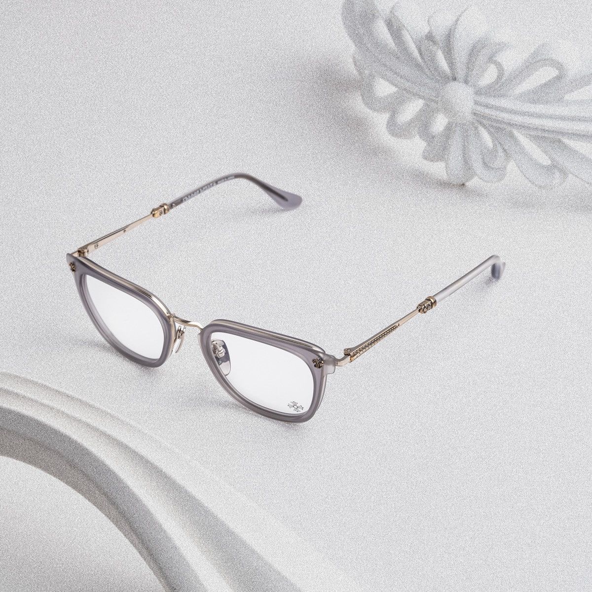 Chrome Hearts CHROME HEARTS STRAPADICTOME MATTE GRAPHITE SS GLASSES Size ONE SIZE - 2 Thumbnail
