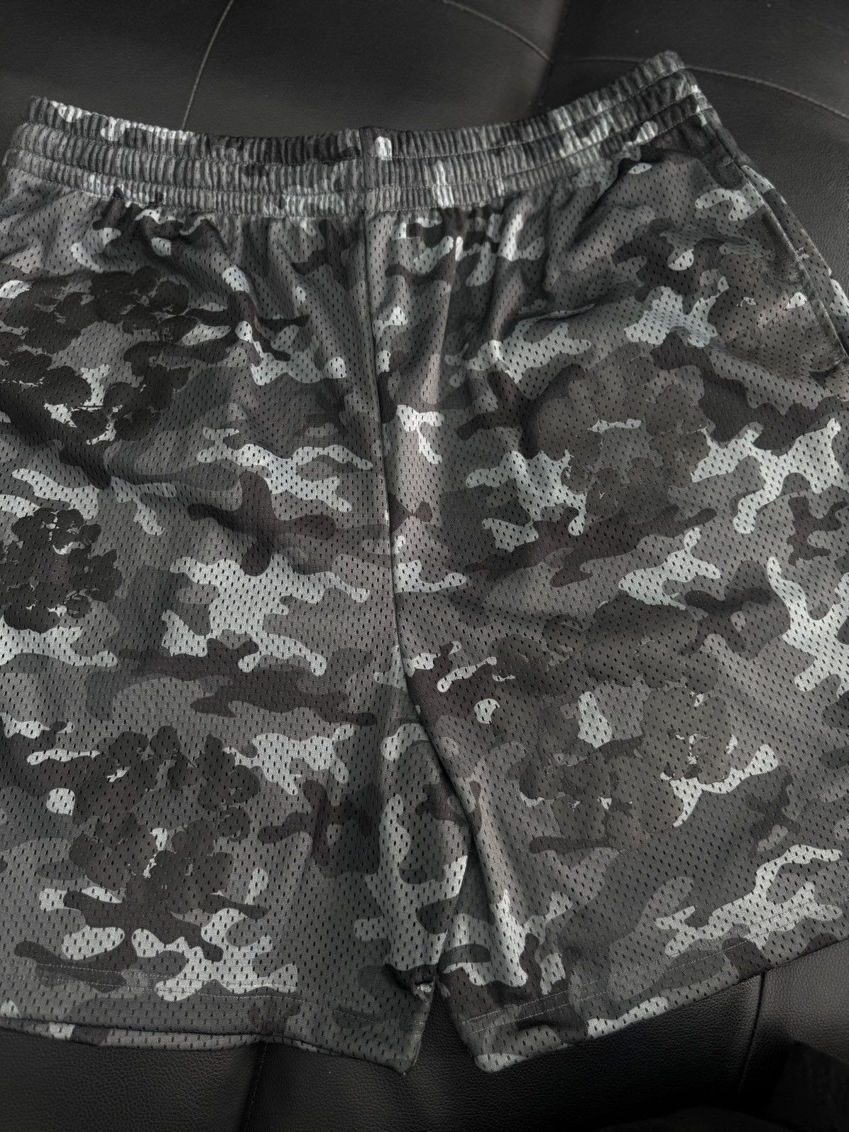 DENIM TEARS Denim Tears Mesh Summer Shorts Black Camo Size XXL (NEW) Size US 38 / EU 54 - 5 Thumbnail