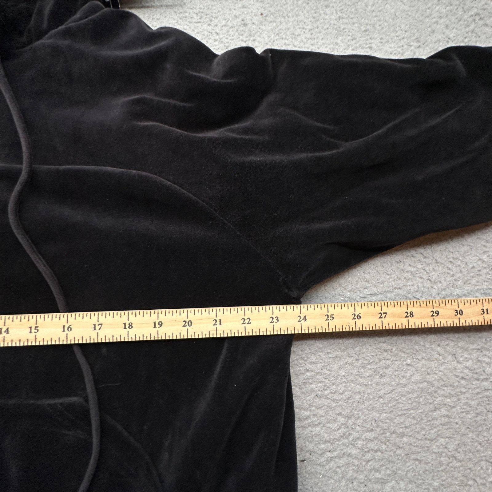 Other VTG Baby Phat Velour Jacket Women Large Fur Trim Black Quilt Size L / US 10 / IT 46 - 5 Thumbnail