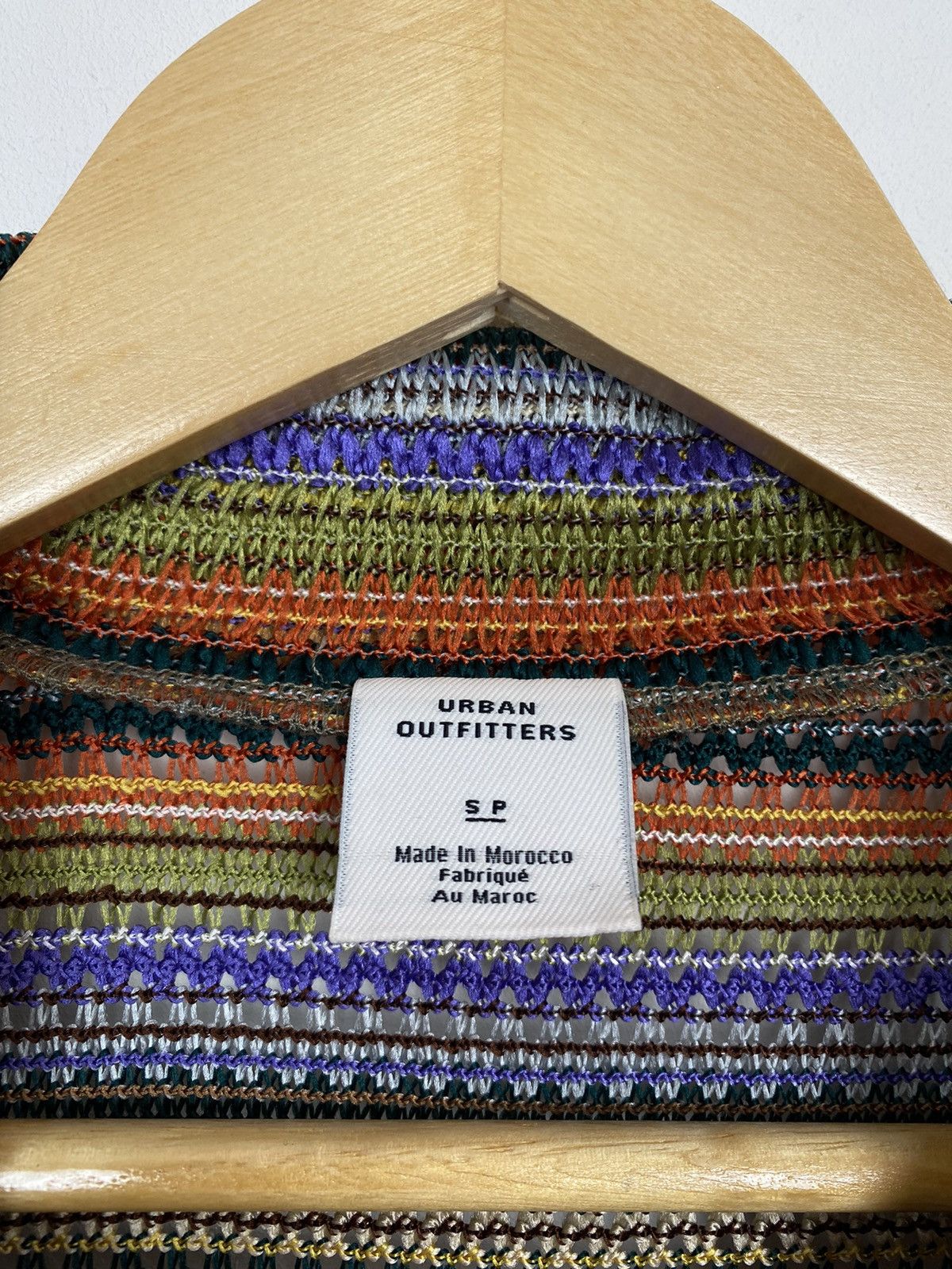Urban Outfitters Urban Outfitters Colorful Crazy Knit Shirt Short Sleeve Y2K Size US S / EU 44-46 / 1 - 3 Thumbnail