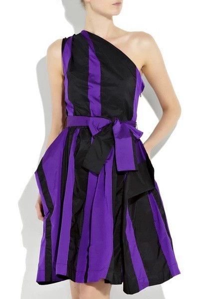Vivienne Westwood Vivienne Westwood Purple and black single-shoulder punk dr Size XS / US 0-2 / IT 36-38 - 1 Thumbnail