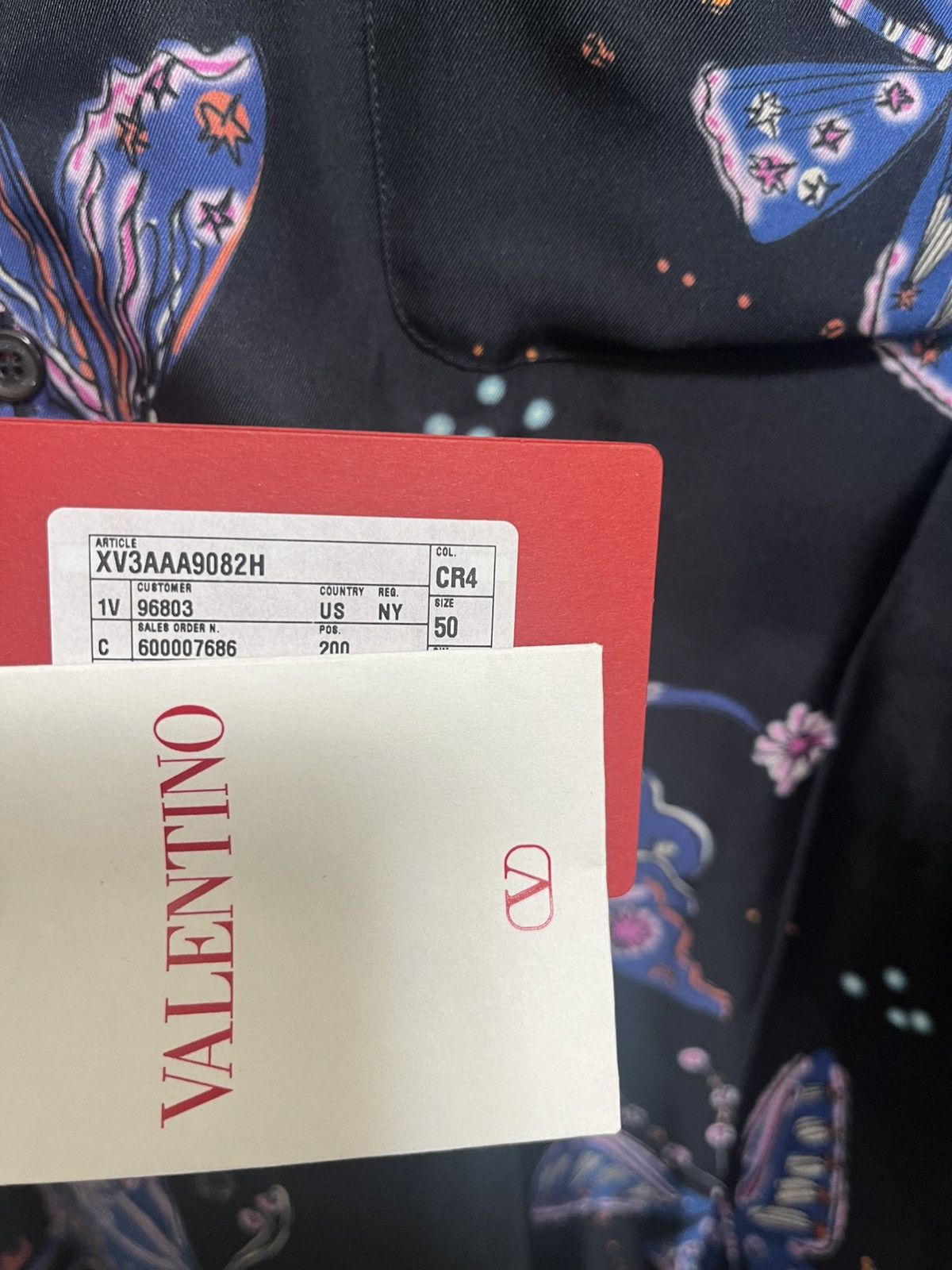 Valentino Valentino Garavani Utopia Butterfly Camp Shirt Sz 50 Size US M / EU 48-50 / 2 - 5 Thumbnail