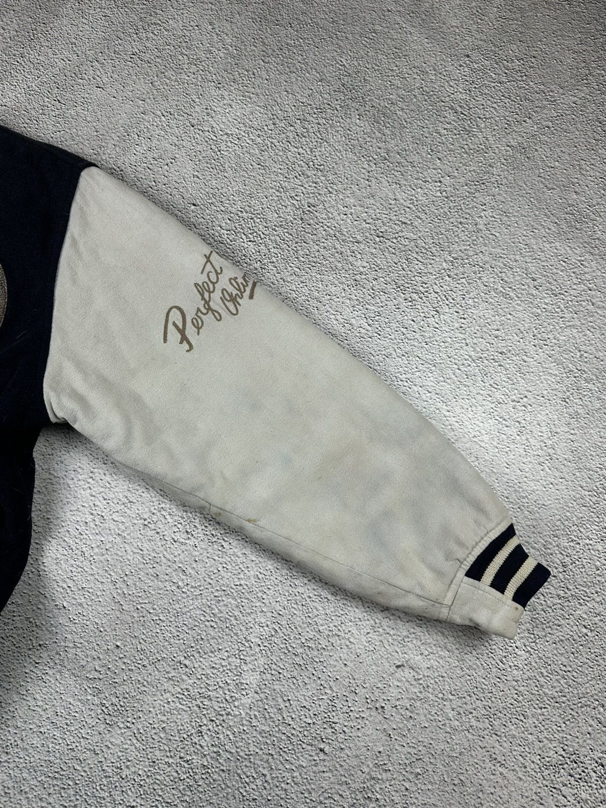 Japanese Brand Vintage Varsity Wool Jacket Unlimited Universal Distressed Size US XL / EU 56 / 4 - 10 Thumbnail
